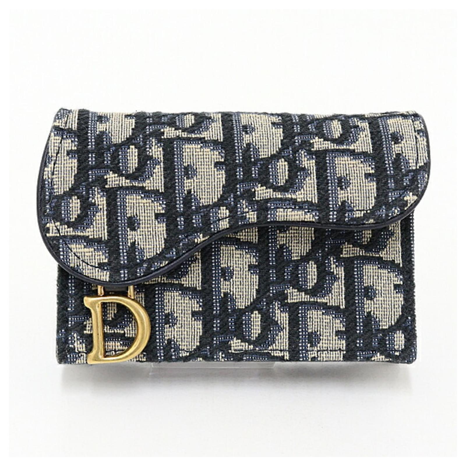 Christian Dior Blue Card Case ref.1491369 - Joli Closet