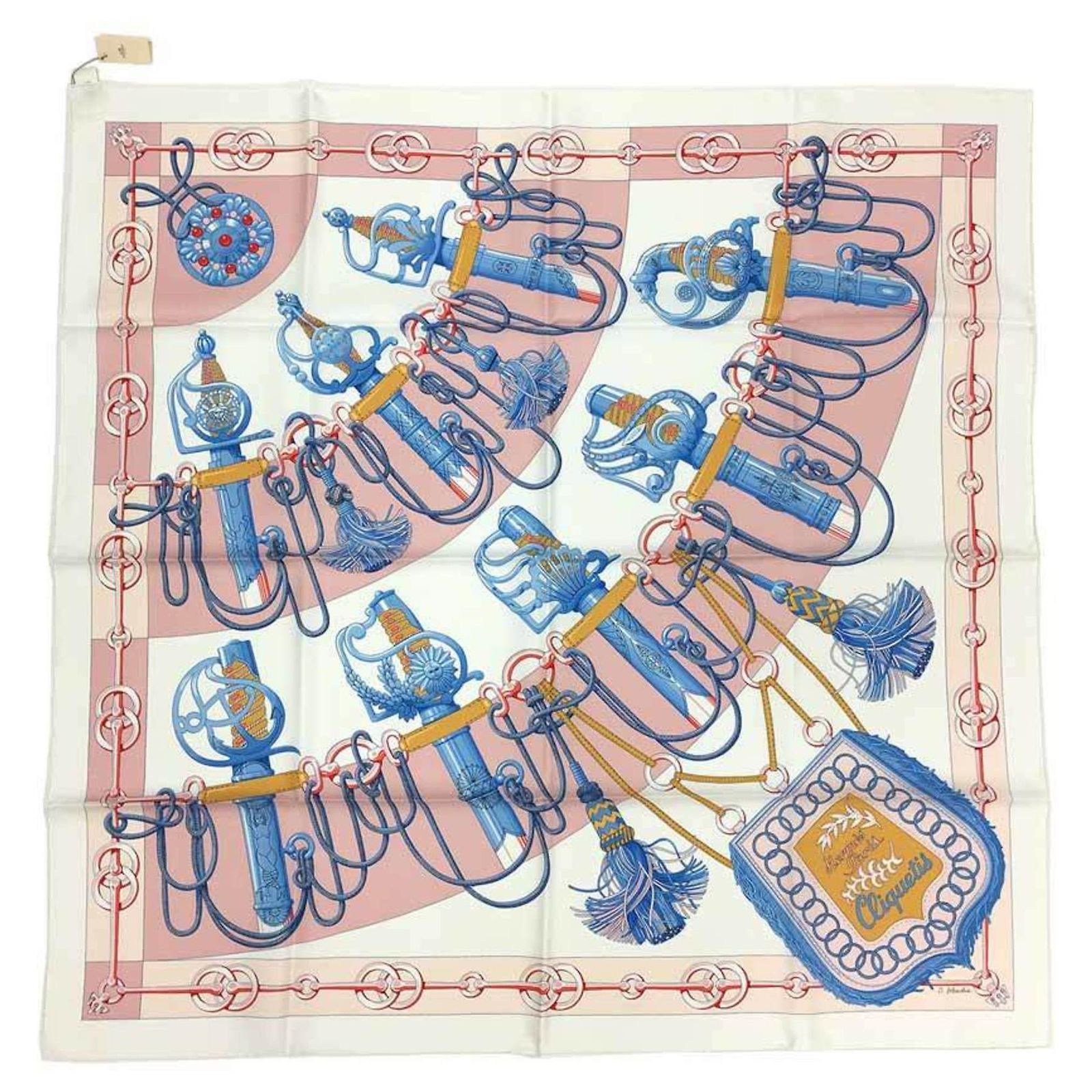 Hermès Hermes Silk Scarf - Cliquetis Sword Pattern ref.JC1491383