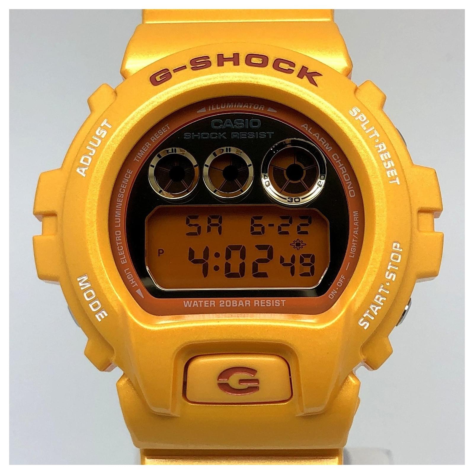 G-SHOCK ジーショックDW-6900SB メタリックカラーズ イエロー