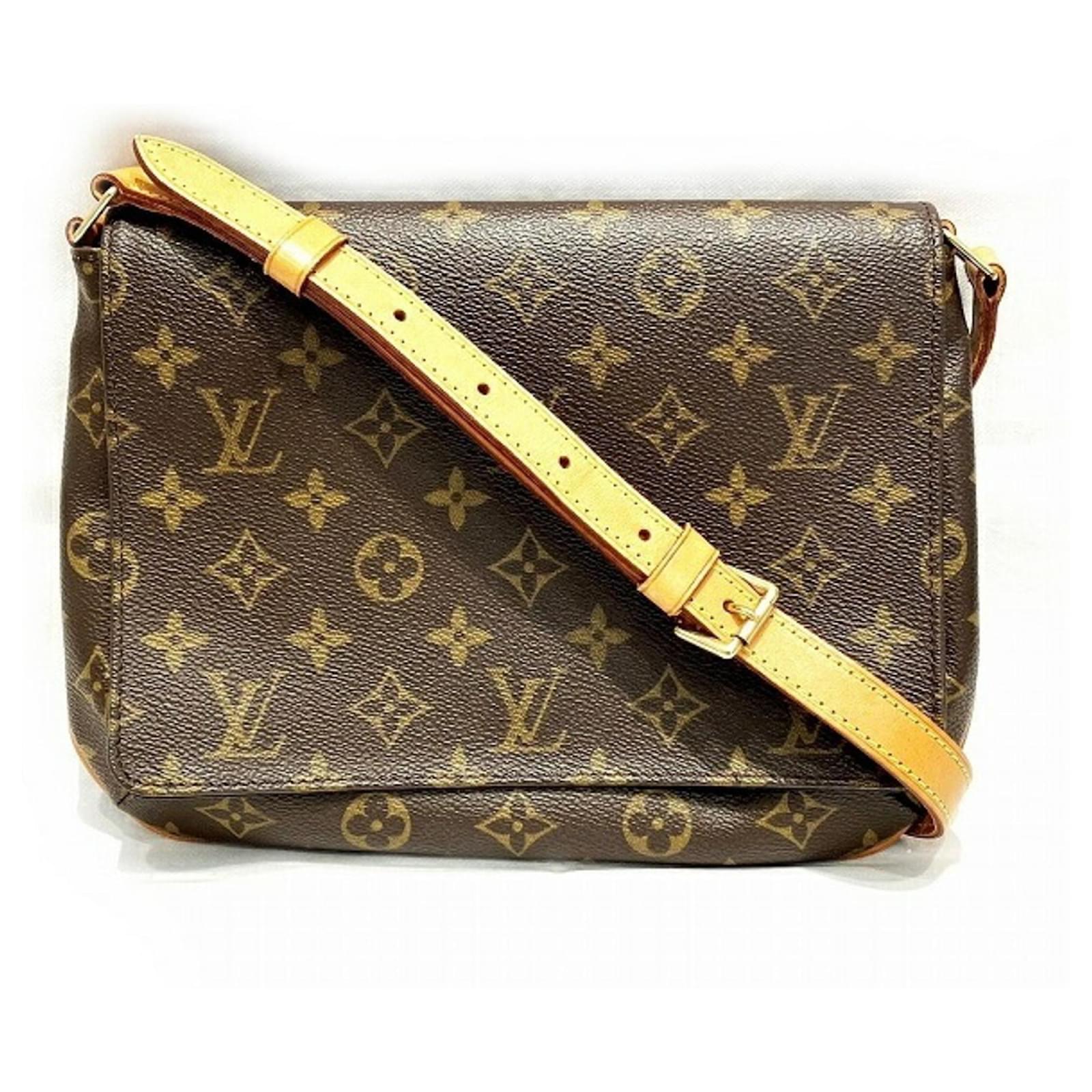 Louis Vuitton Monogram Musette Tango Schultertasche Braun  