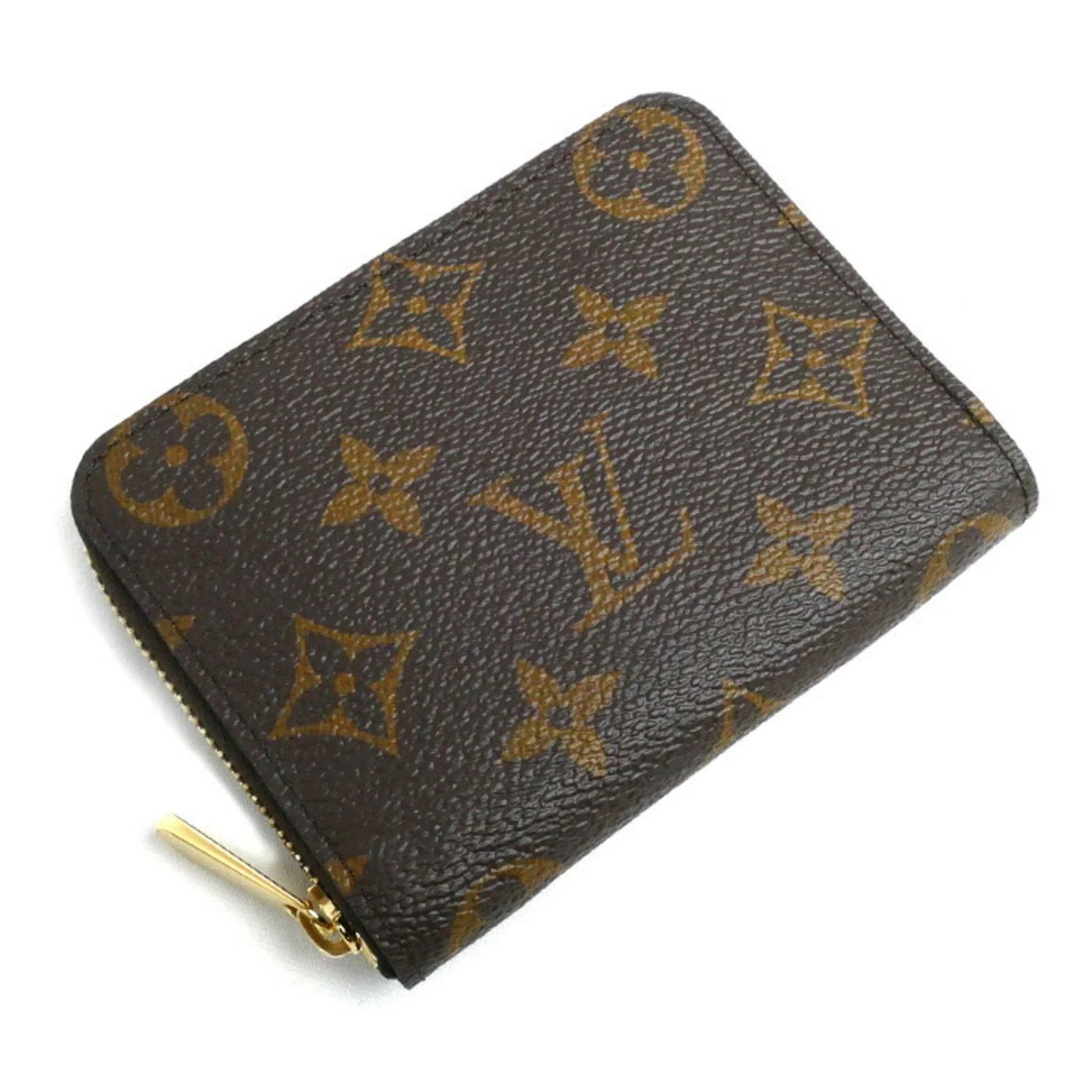 Monogramm Münzbörse von Louis Vuitton Braun Lackleder ref.1492072 