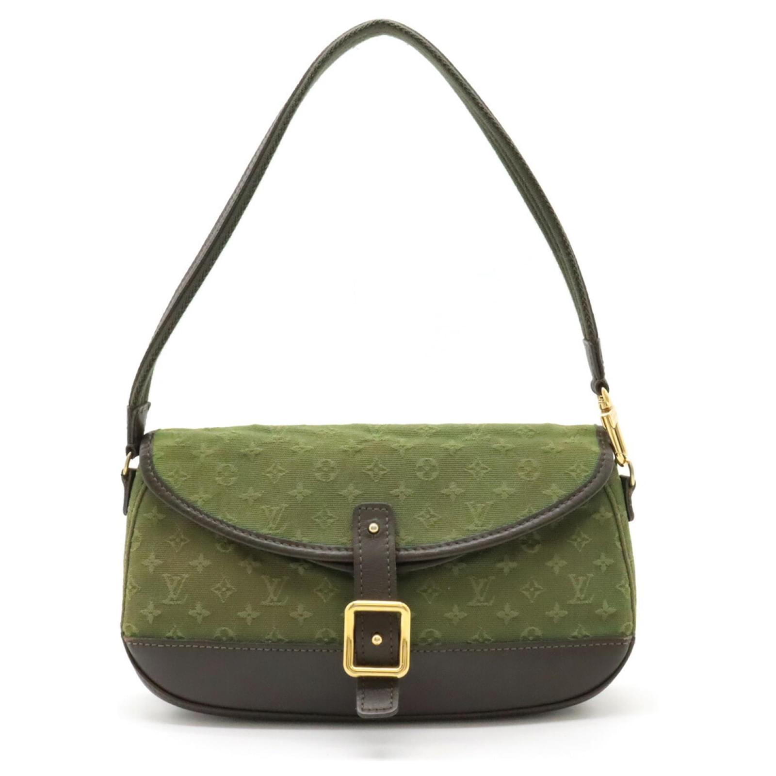 Louis Vuitton Monogram Marjorie Schultertasche Khaki Leder 