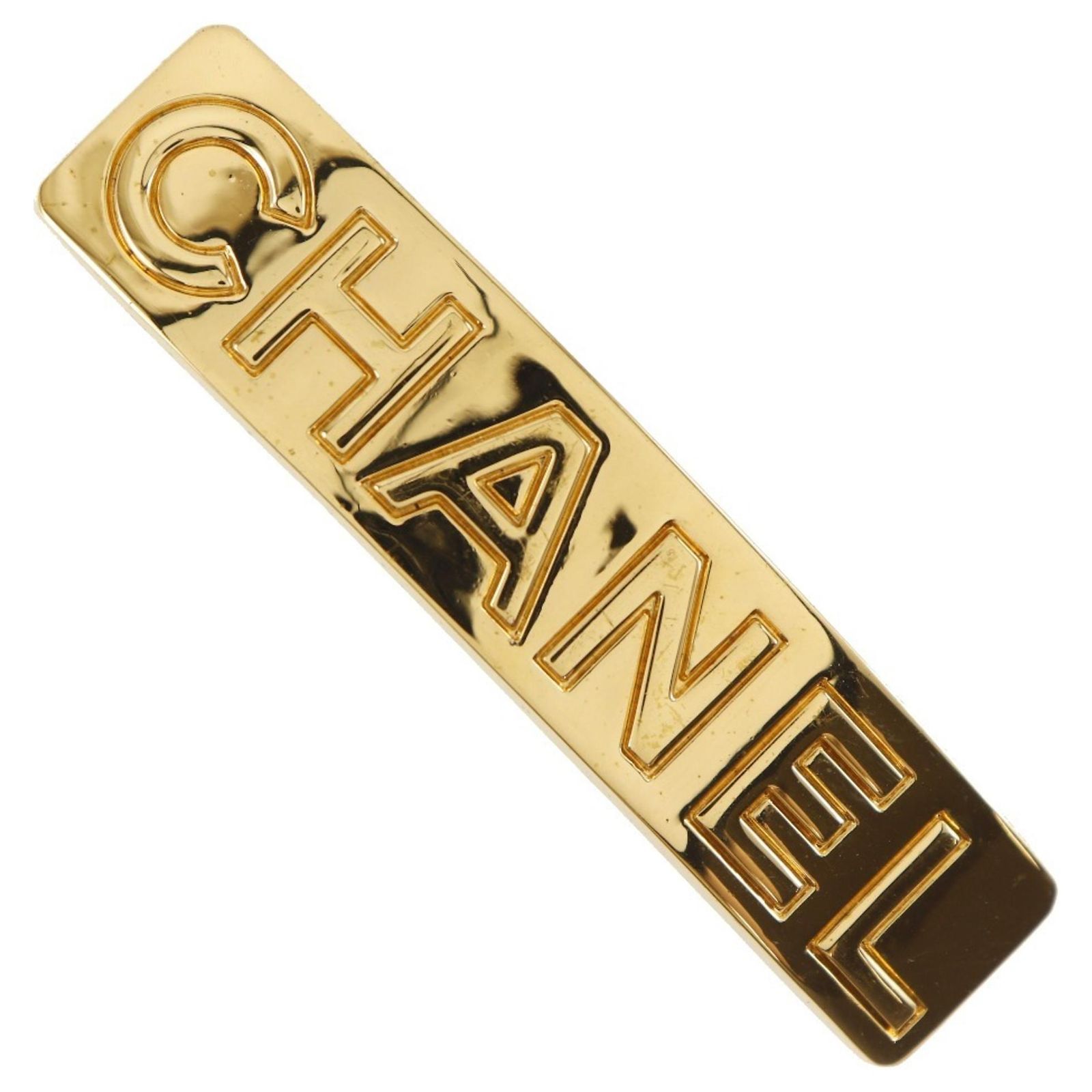 Gold Chanel barrette Chanel hair accessory Chanel Gold in Gold plated - 47271364 main image 3