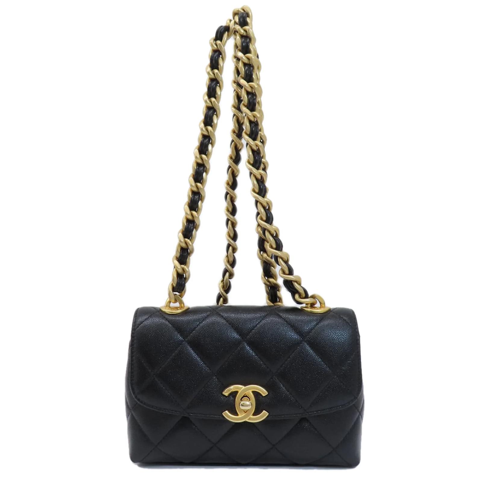 Sac Matelassé Sac Cuir Noir Chaine Sac Main Sac Avec Chaine Marque