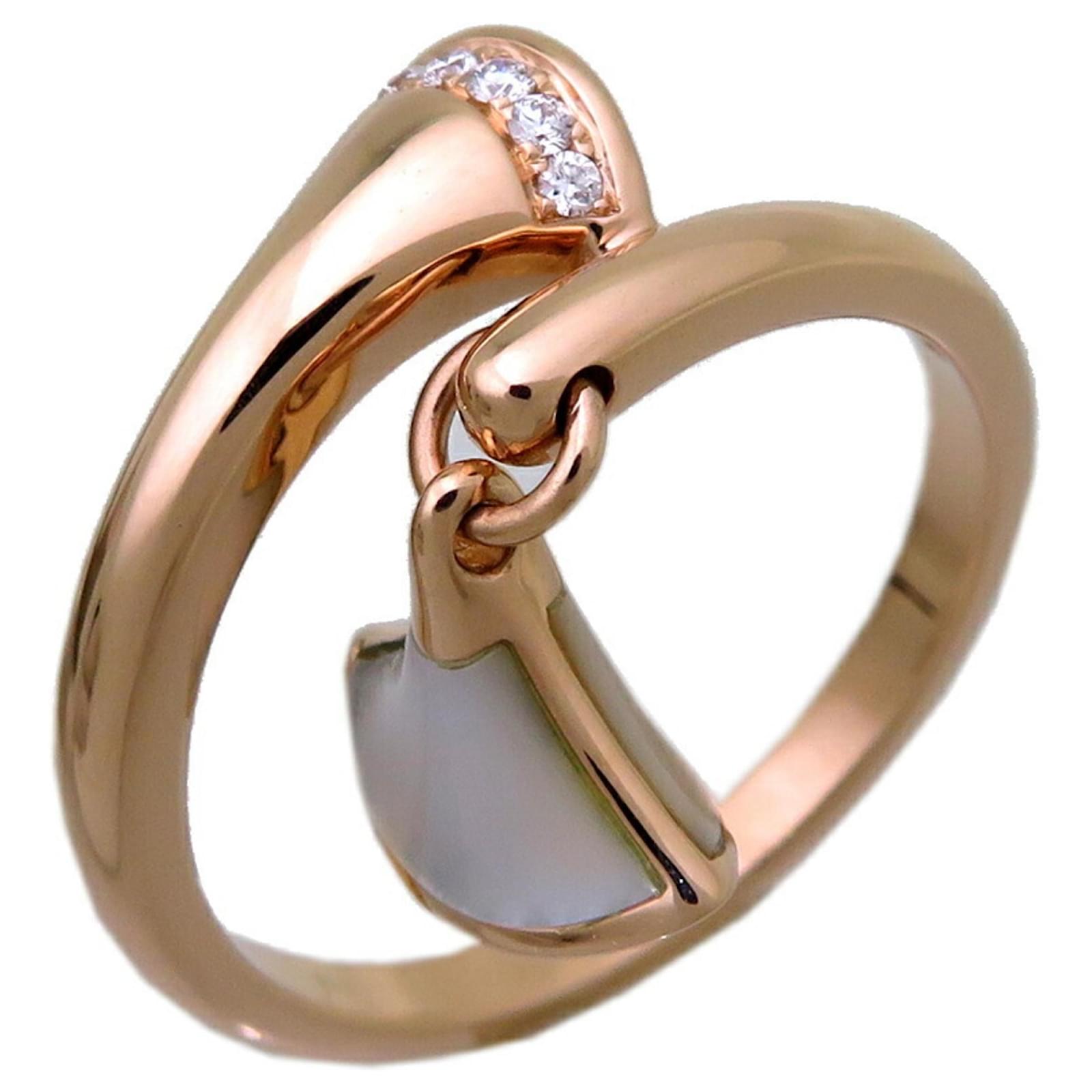 Bulgari Bvlgari Diva Dream Small Ladies Ring Pink White ref.1494372 Joli Closet