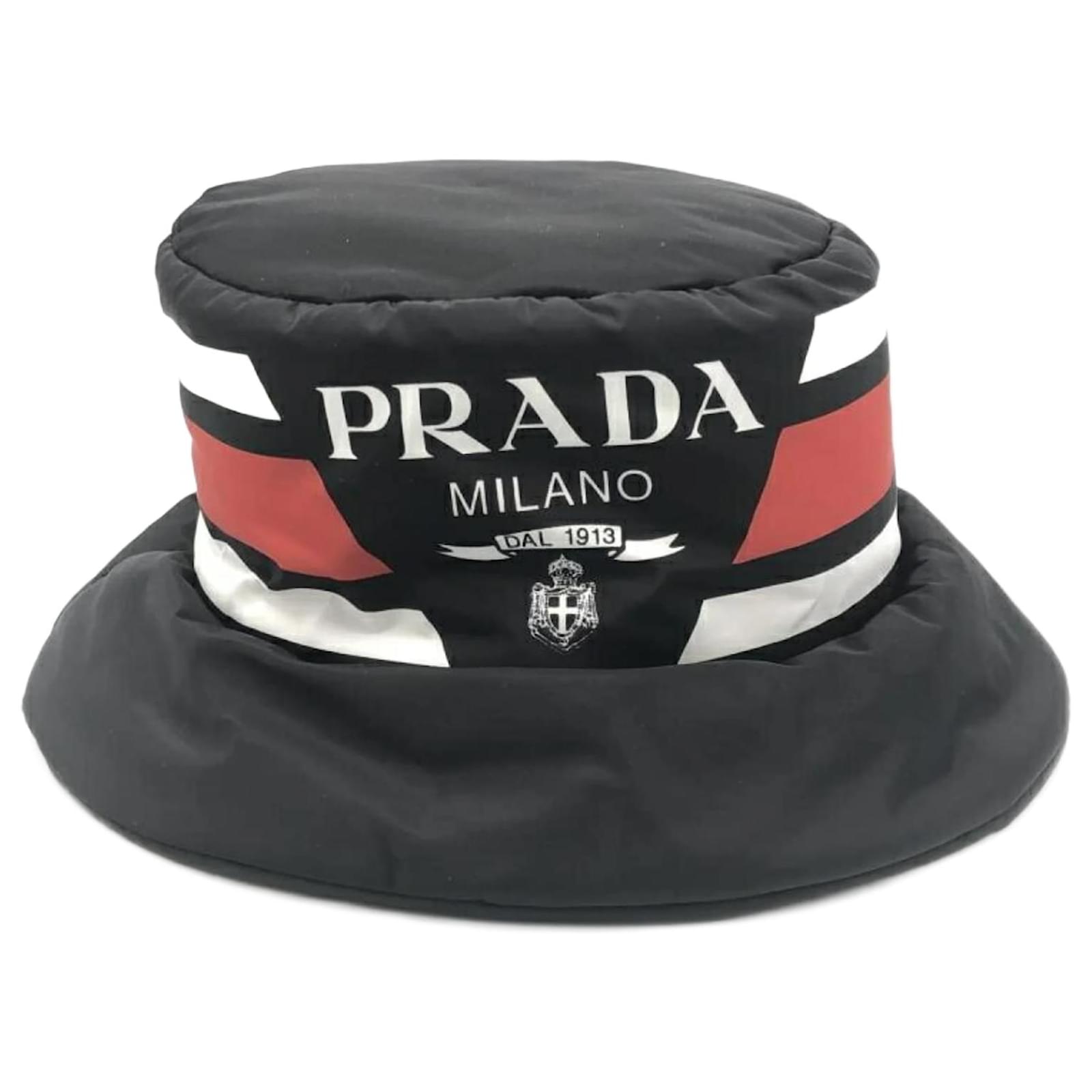 Prada Re-Nylon Bucket Hat Black ref.1494571 - Joli Closet