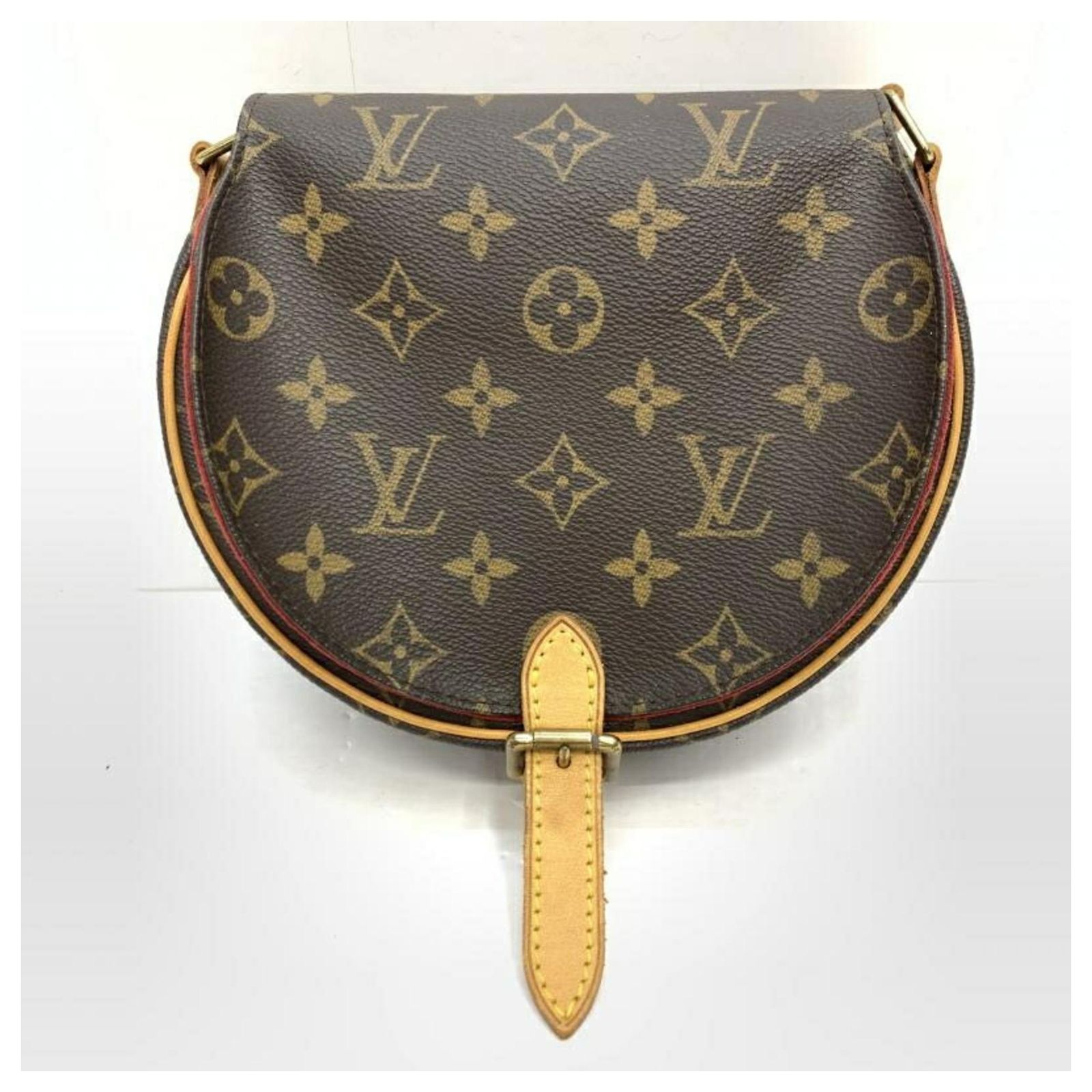 Louis Vuitton Monogram Tan Blanc Schultertasche Monogramm 