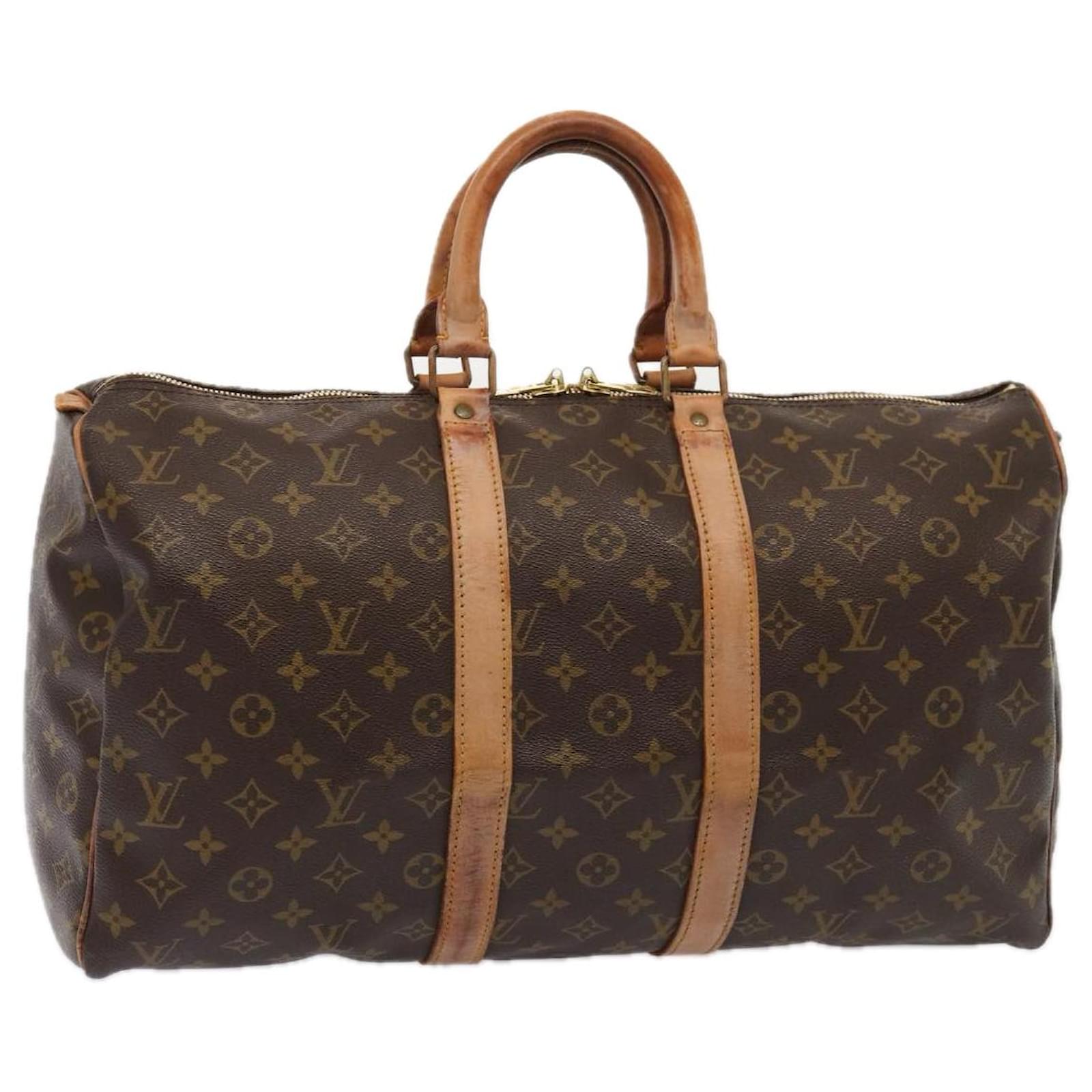 LOUIS VUITTON Monogram Keepall 45 Boston Tasche M41428 LV Auth  