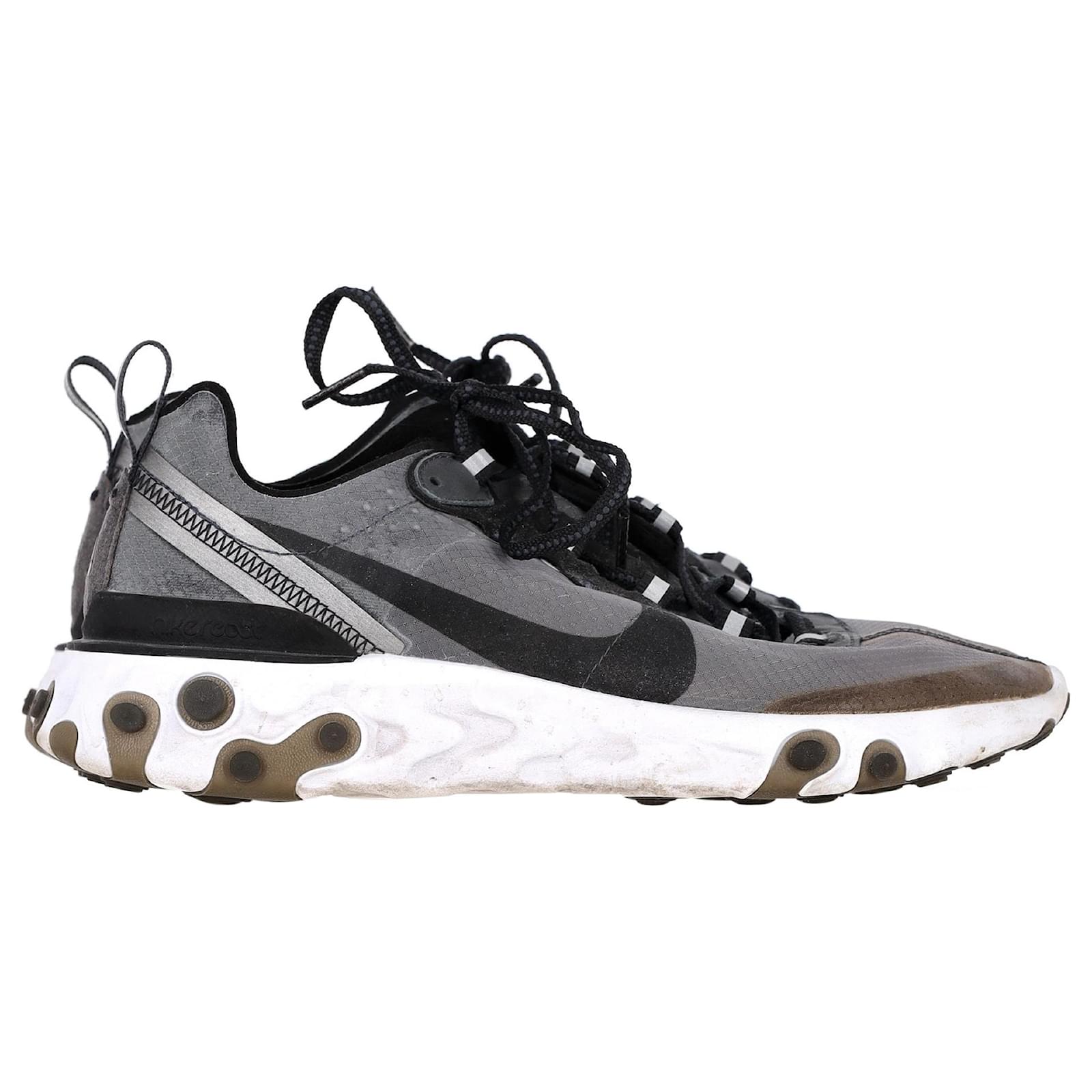 All black nike react element 87 online