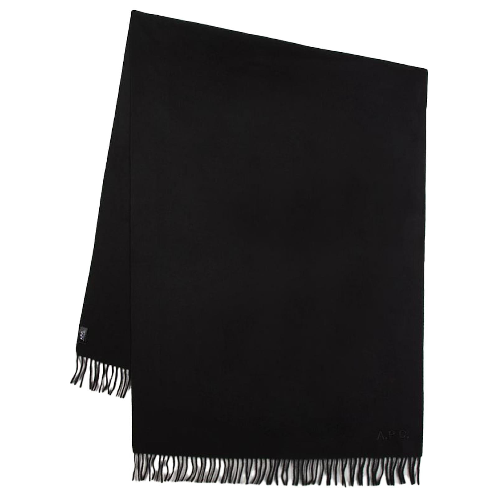 【関税込み】Alix Scarf - A.P.C. - Wool - Black Apc Alix Scarf - A.P.C. - Wool - Black ref.1495590 - Joli Closet