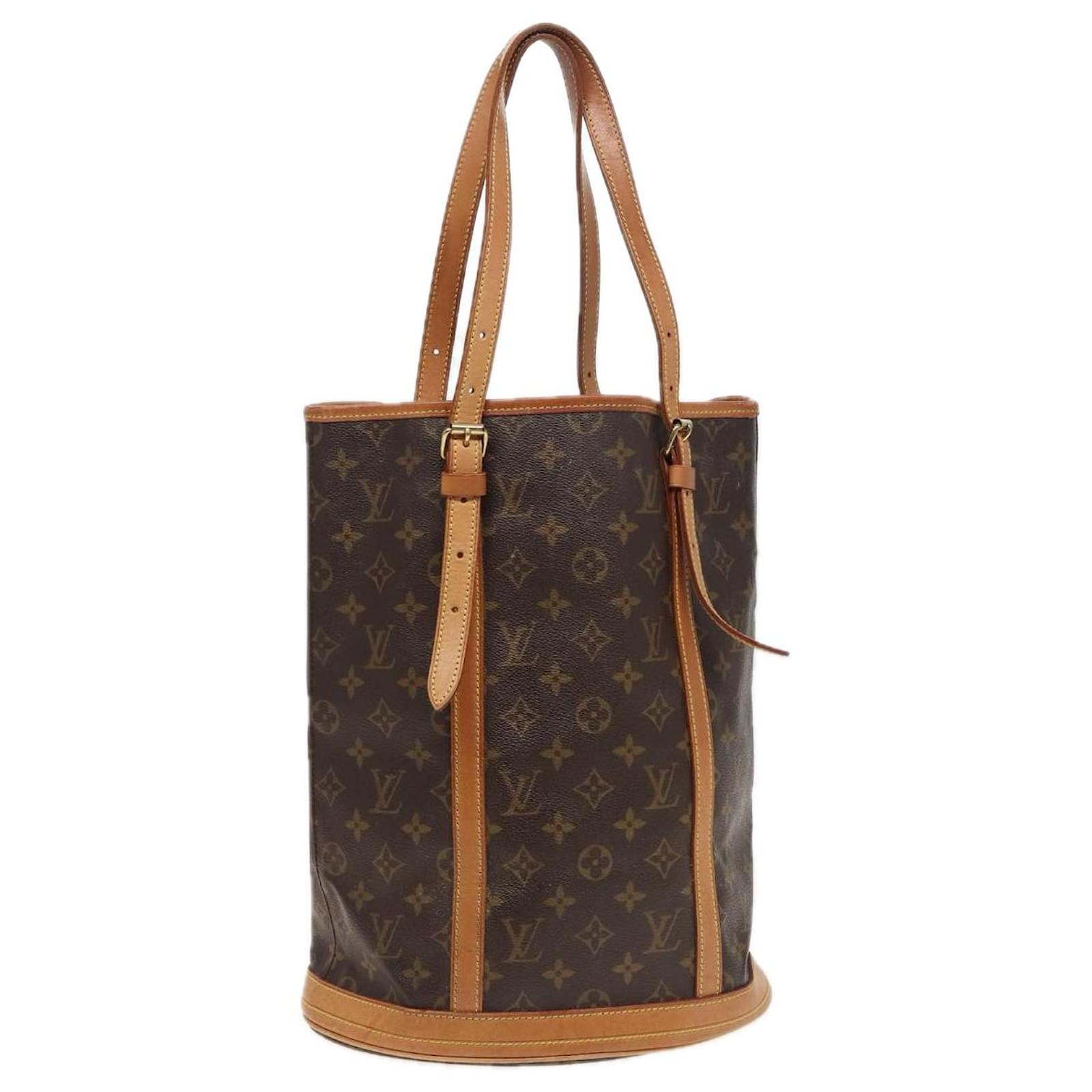LOUIS VUITTON Monogram Bucket GM Shoulder Bag M42236 LV Auth 80759 