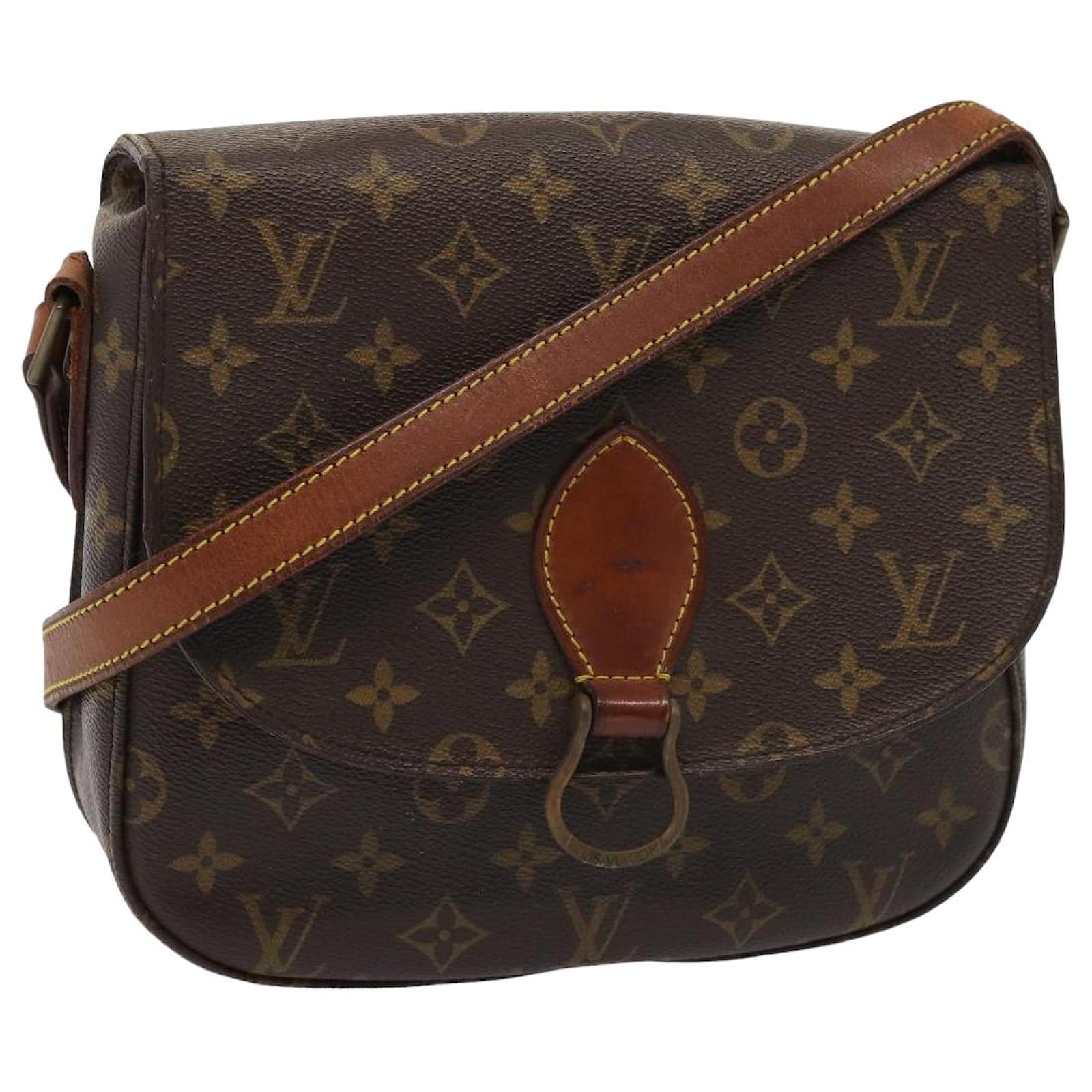 LOUIS VUITTON Monogram Saint Cloud GM Schultertasche M51242 LV 