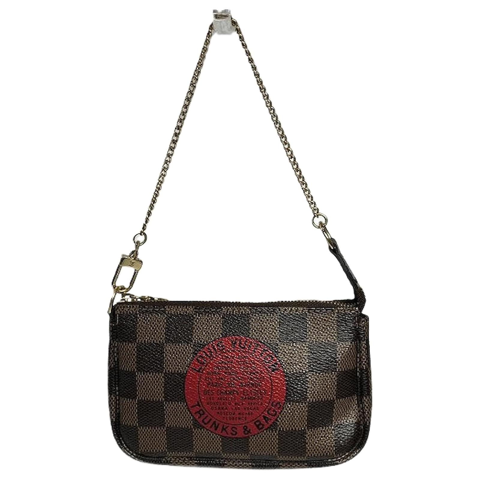 Louis Vuitton Damier Mini Pochette Accessoires N58009 Castano Lienzo ref.1500439 Joli Closet