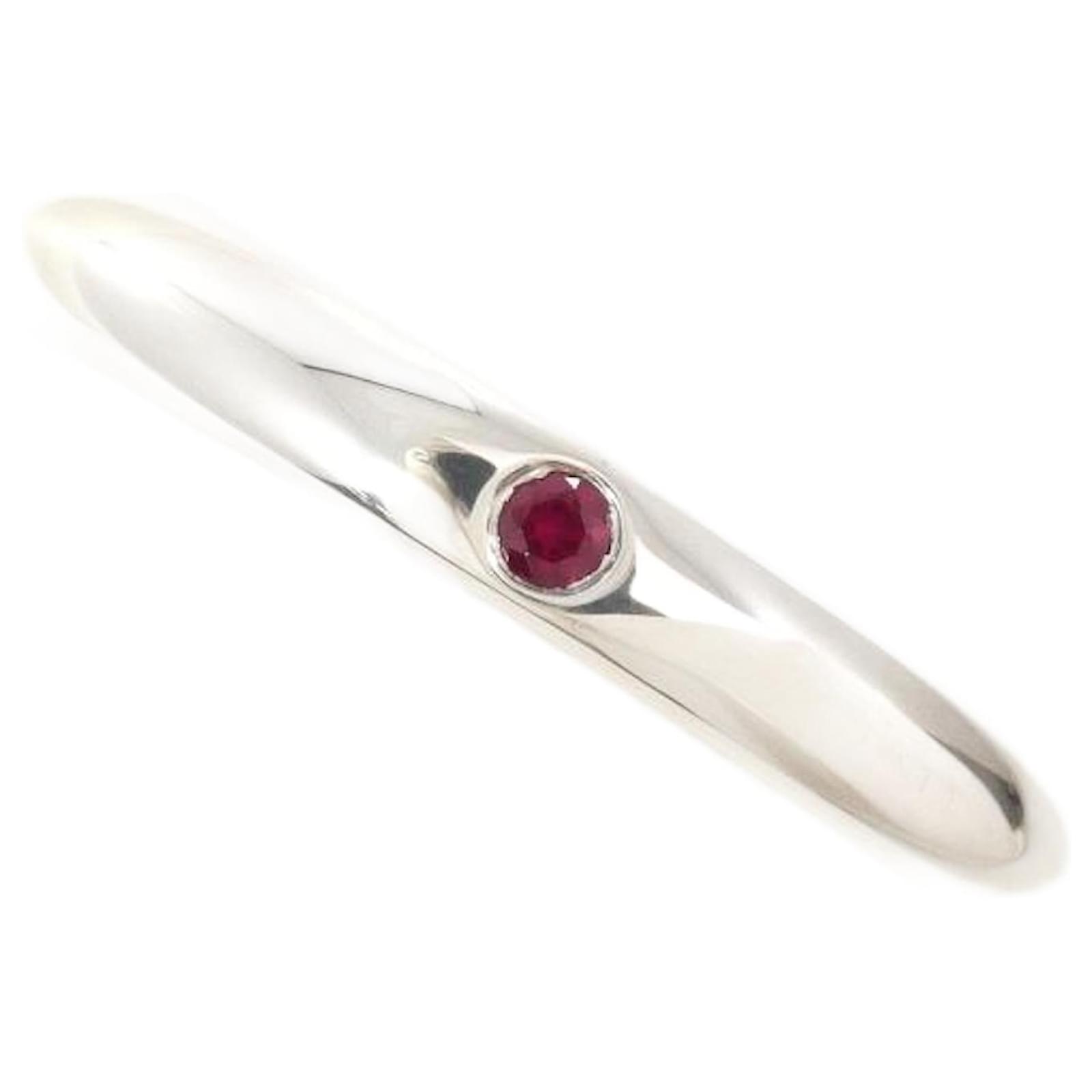 Anello Solitario Tiffany Anello Rubino Tiffany Diamante Solitario