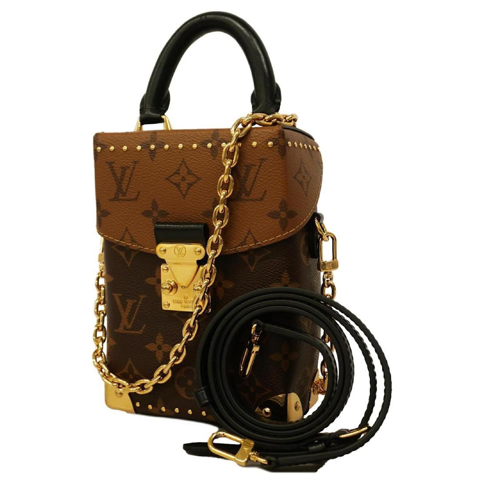 Caja de cámara Louis Vuitton Monogram Reverse M82465 Castaño
