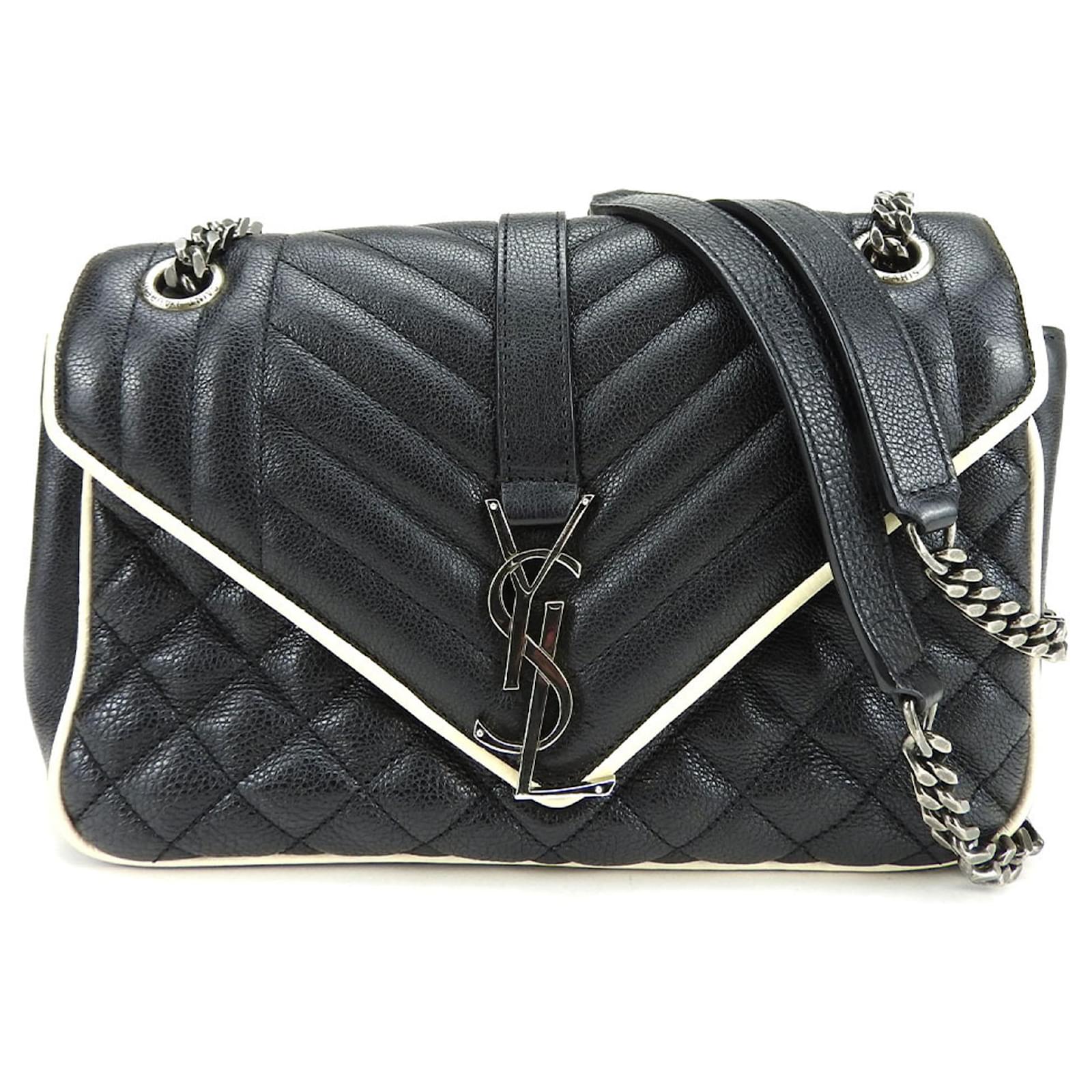 Saint Laurent Black  Leather Bos Taurus Shoulder Bag main image 0