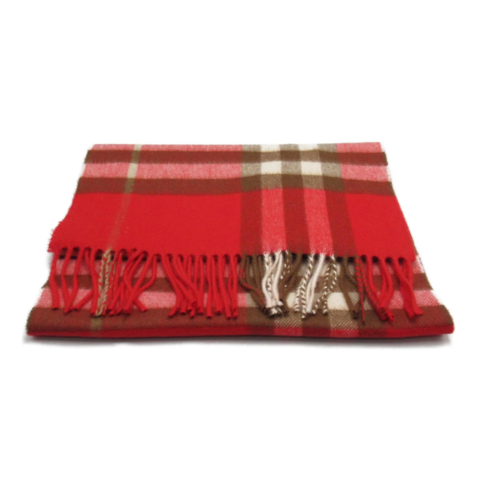 Bufanda burberry roja sales