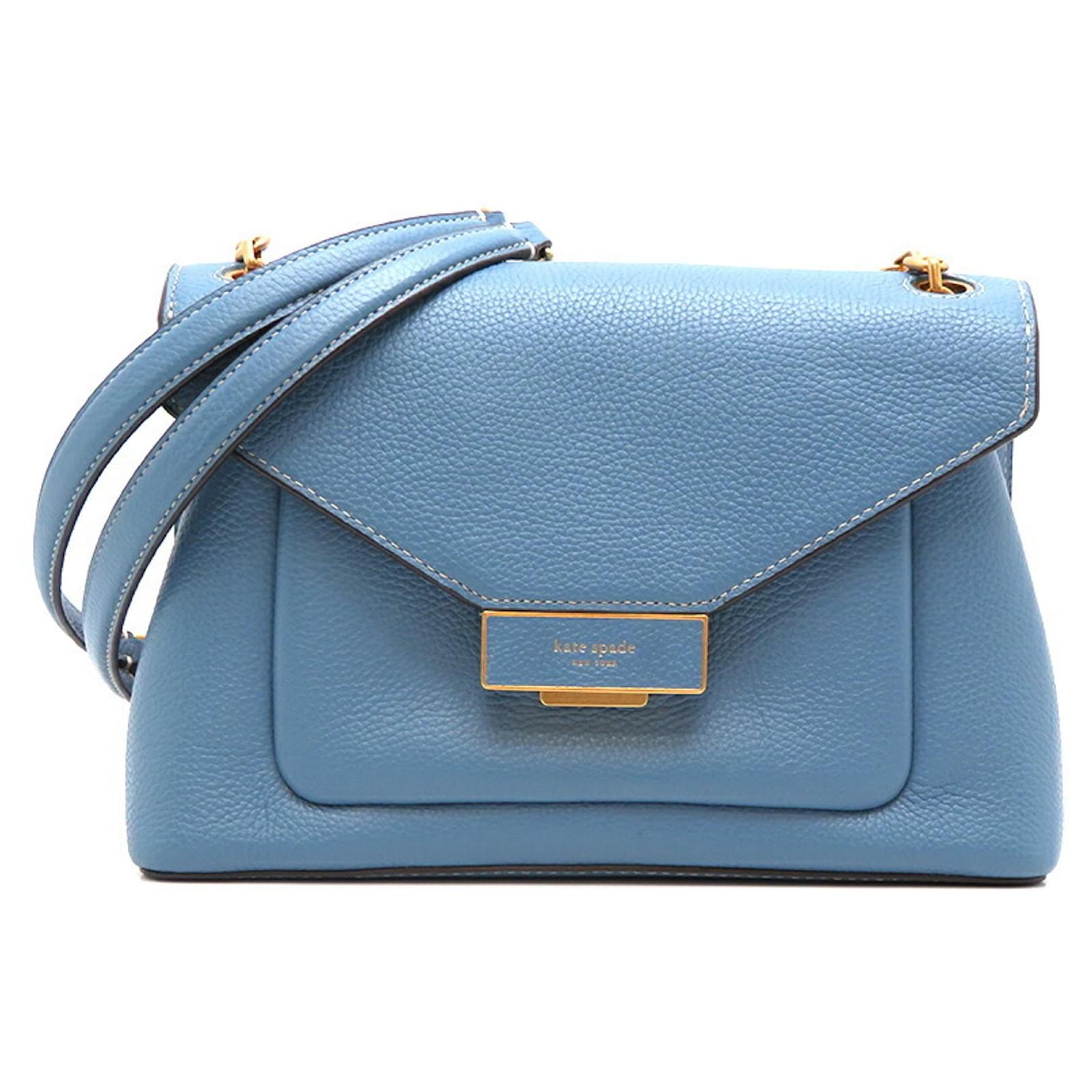 Kate spade blue leather bag on sale