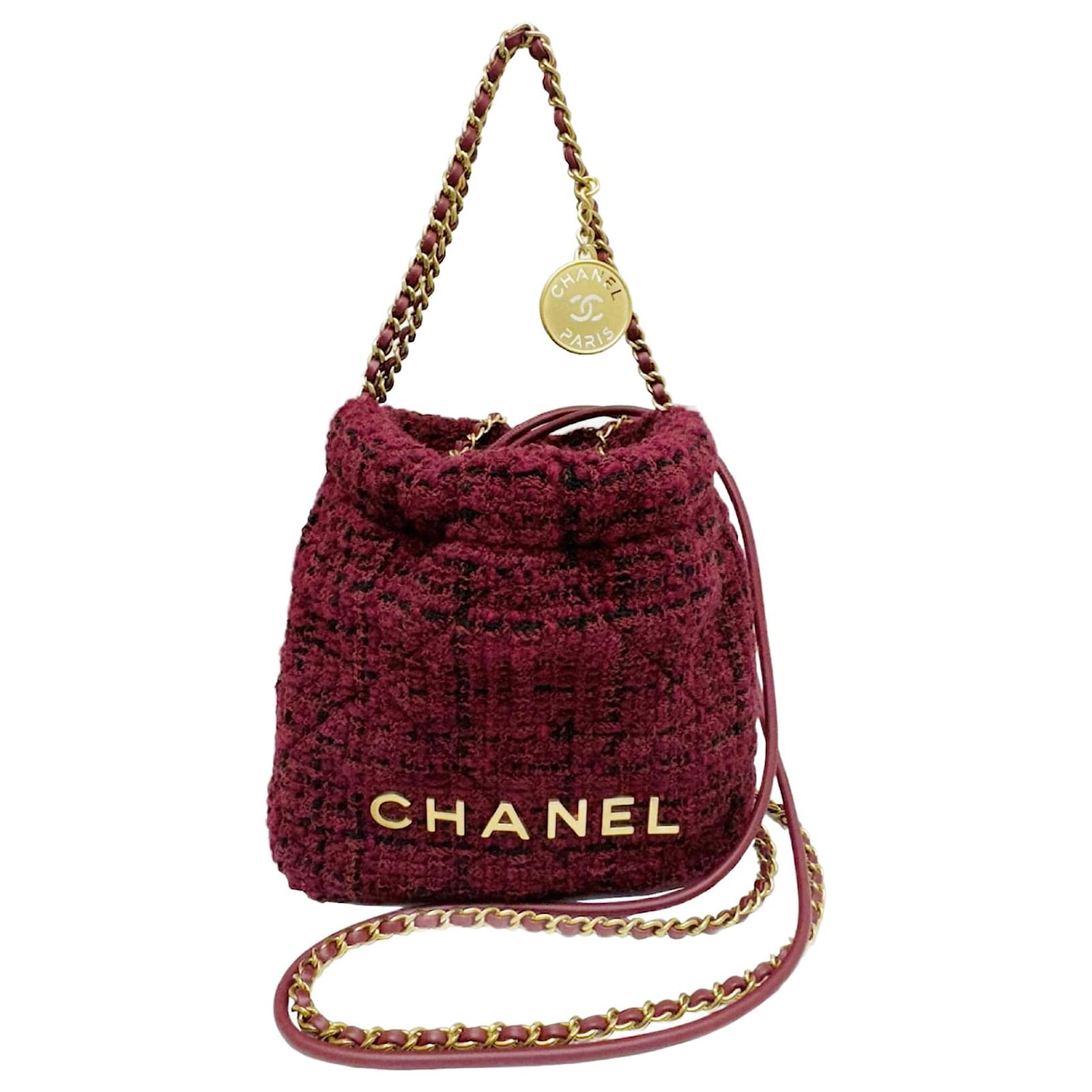 ショルダーバッグ・ポシェット × ヴィンテージ(中古) Chanel Tweed Top Handle and Shoulder Bag s-l400.jpg