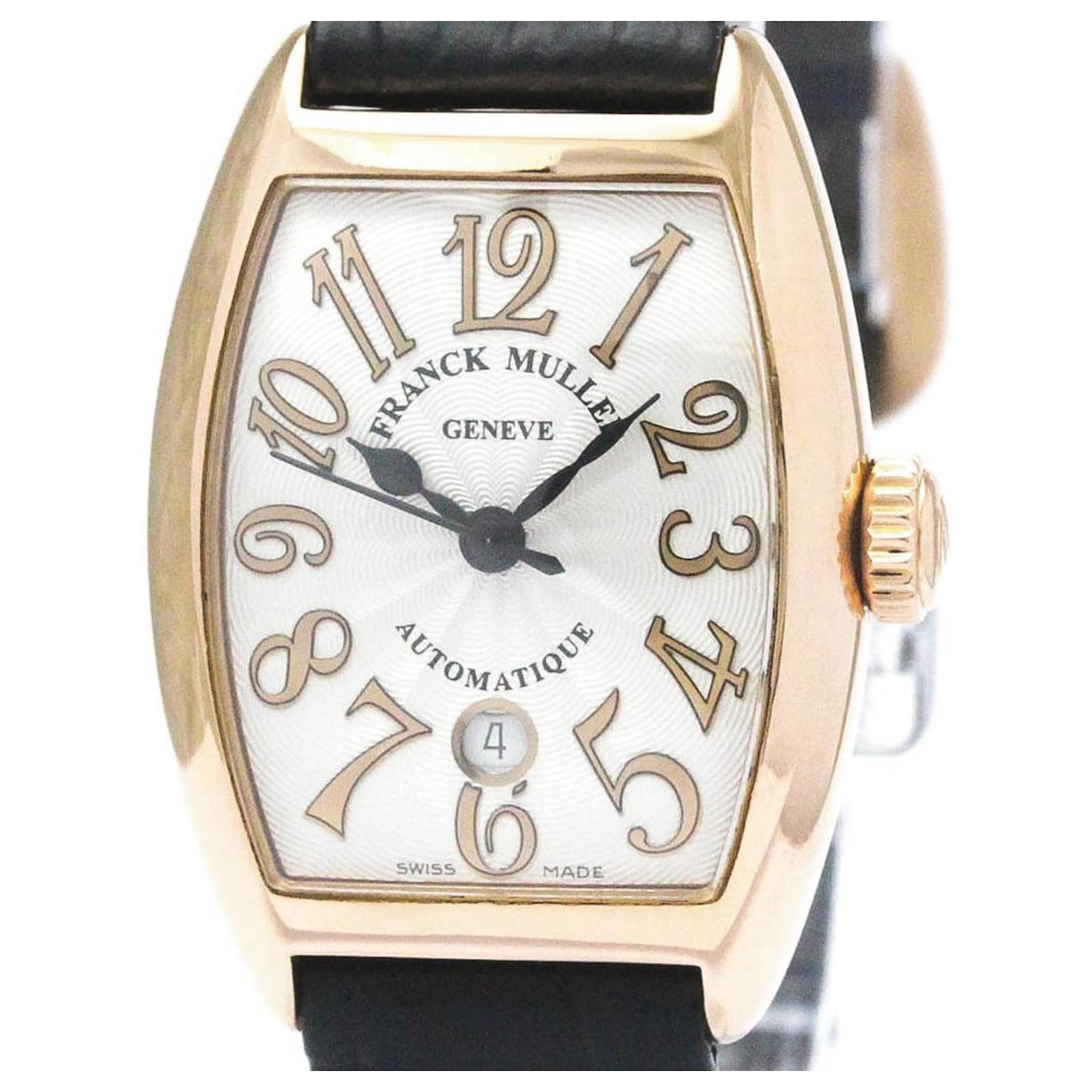Montre Franck Muller Cintree Curvex en or rose 18K