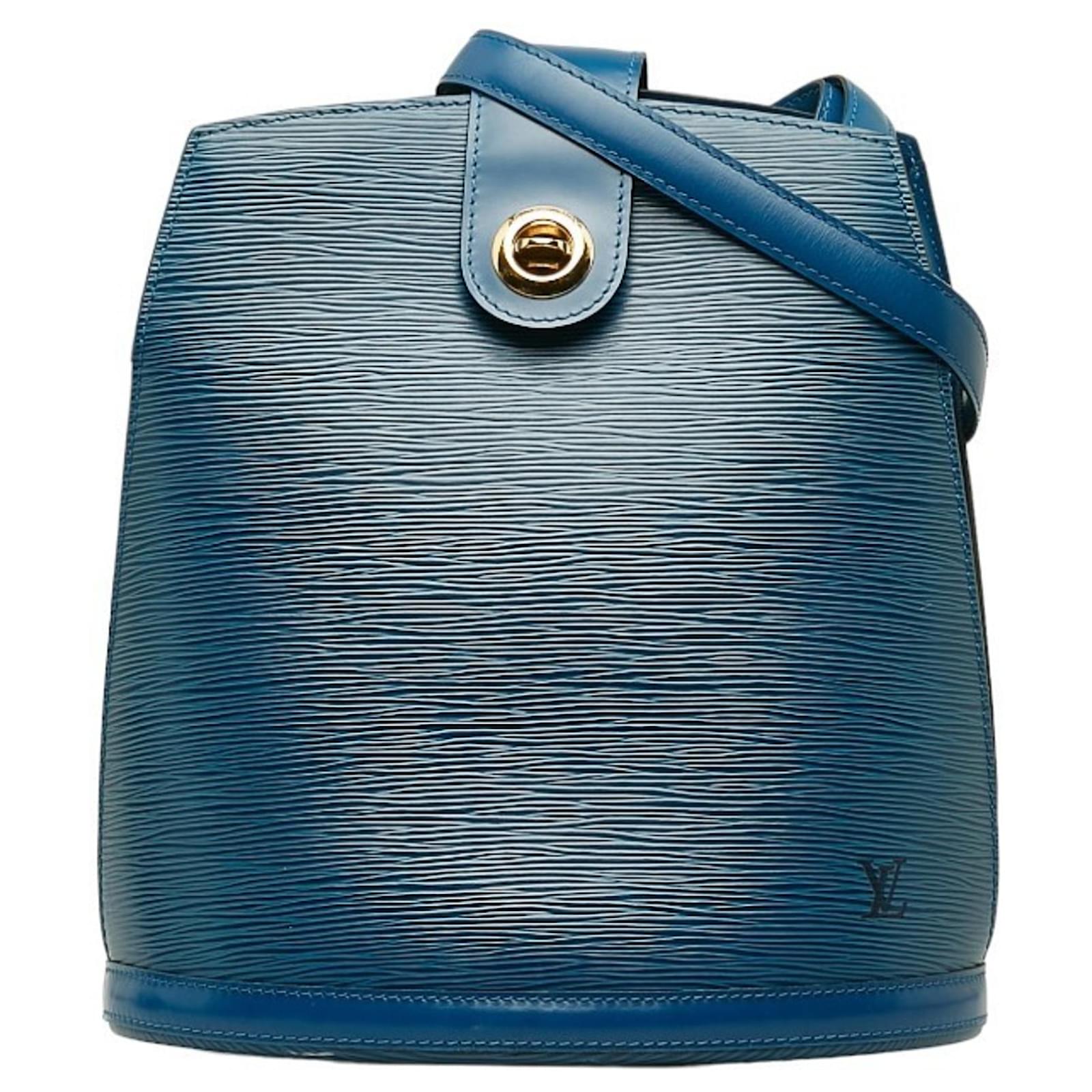 Louis Vuitton Epi Cluny Shoulder Bag Blue Leather ref.1507252 