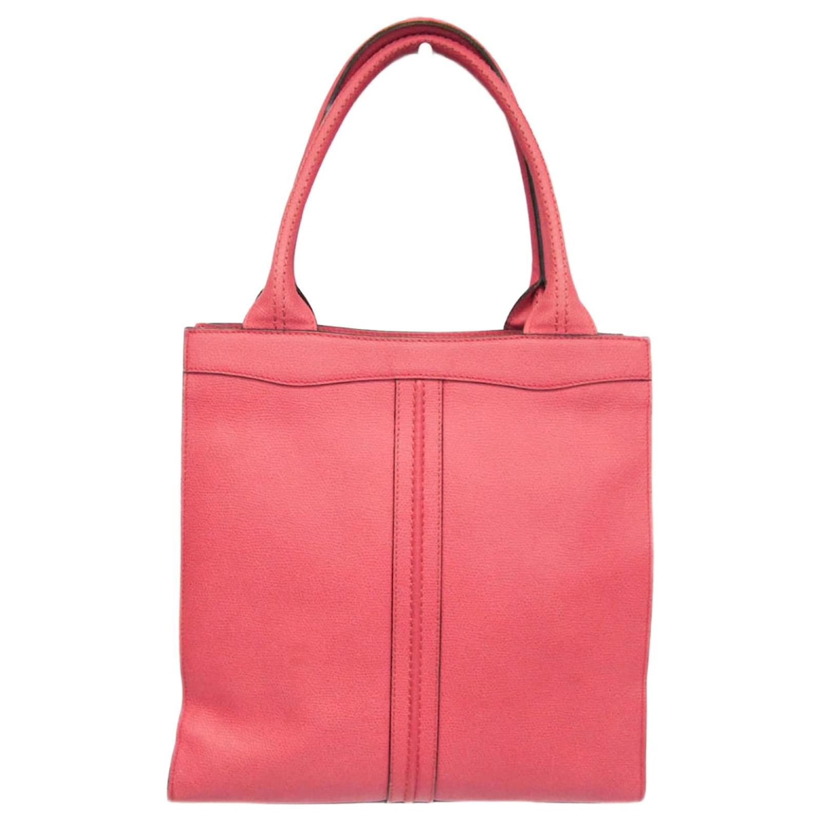 Valextra Punch Women s Leather Tote Bag Pink ref.1507470 Joli Closet