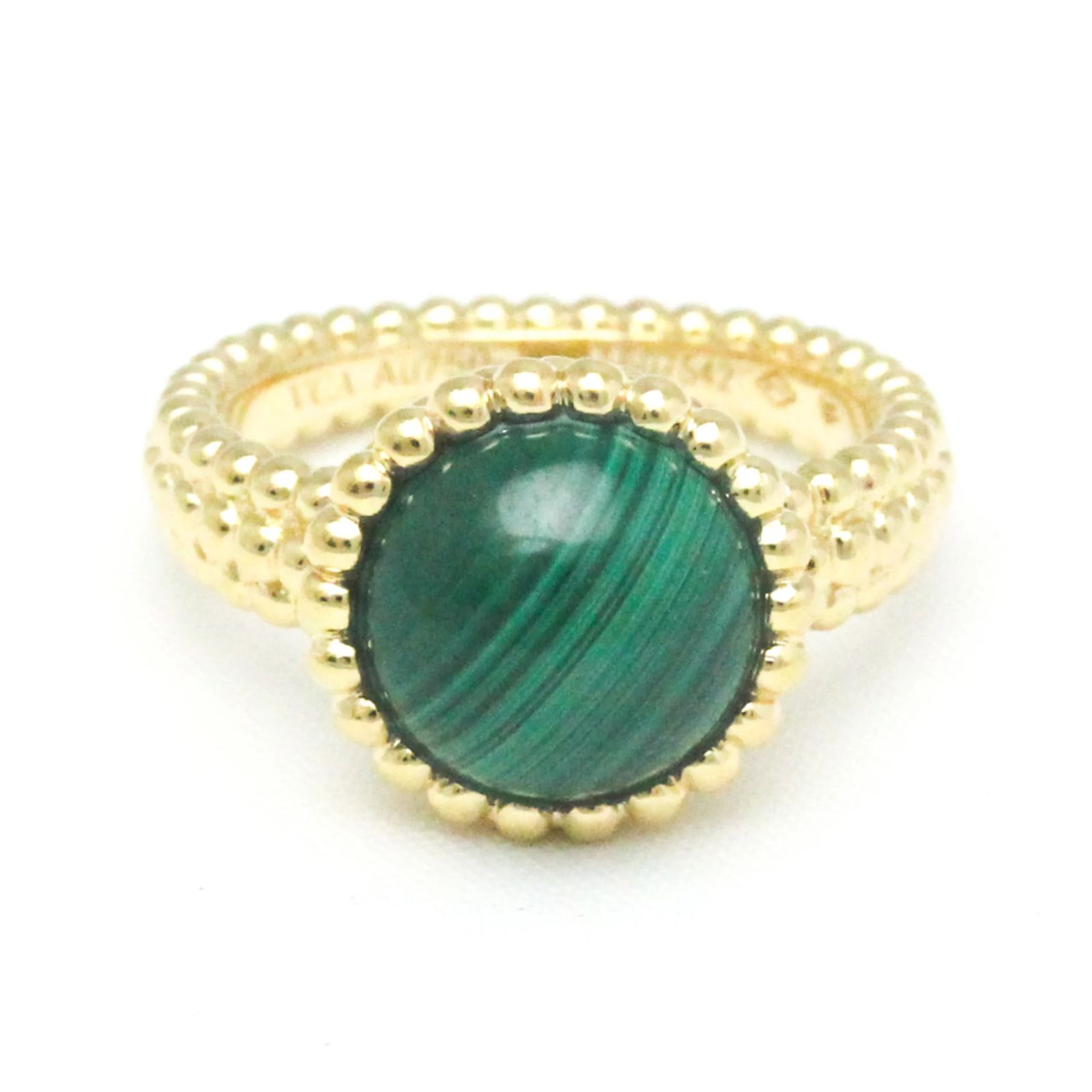 Bague Perlee Couleurs de Van Cleef & Arpels Or jaune Doré Vert ref ...