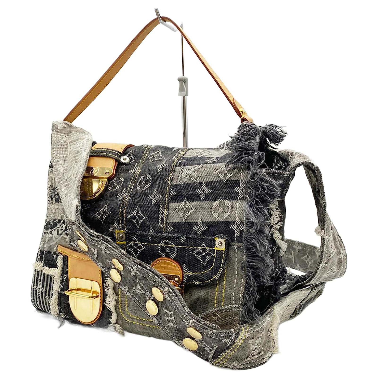 Louis Vuitton Monogram Denim Posty Shoulder Bag Joli