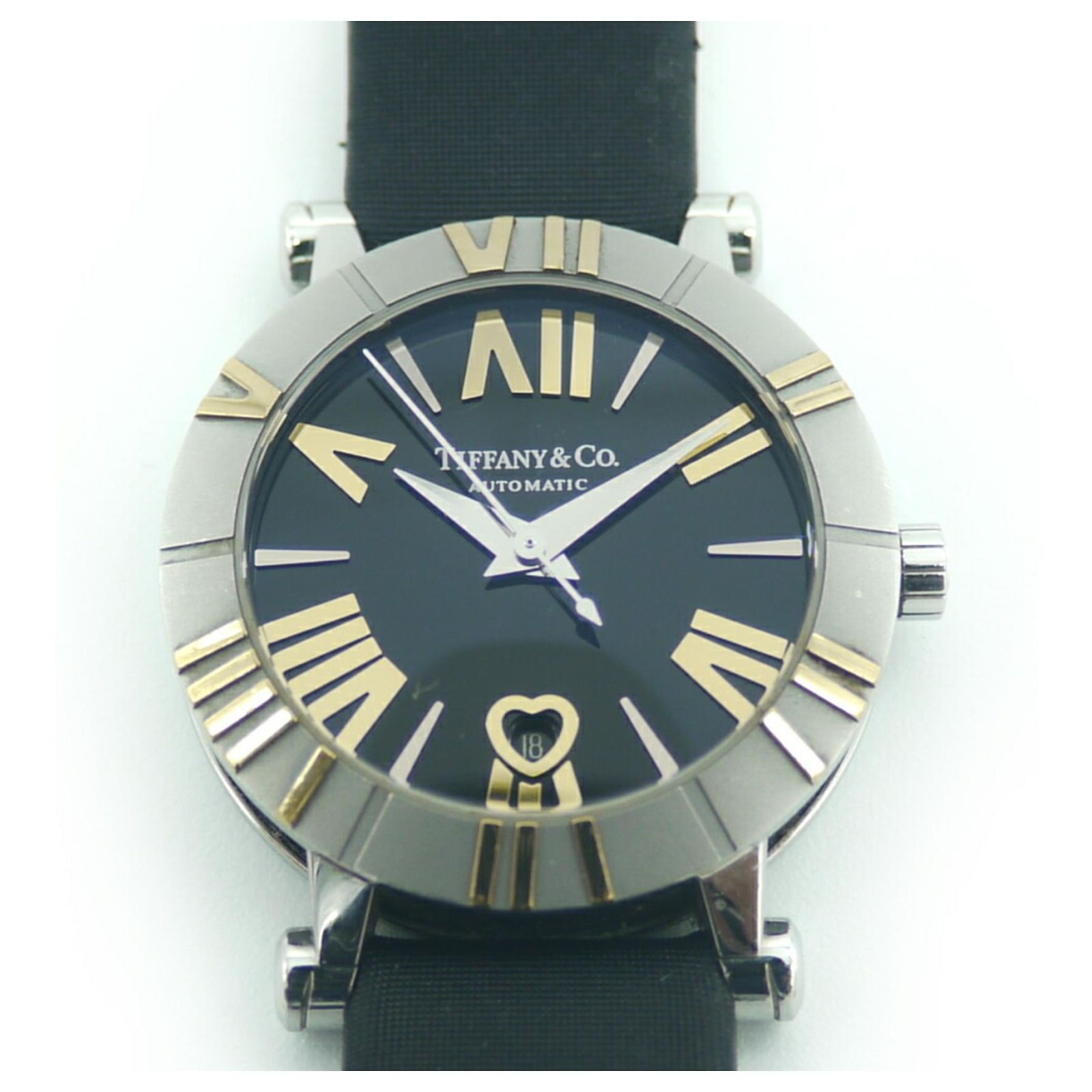 Tiffany & Co Tiffany Atlas Date Automatic Ladies Watch ref 