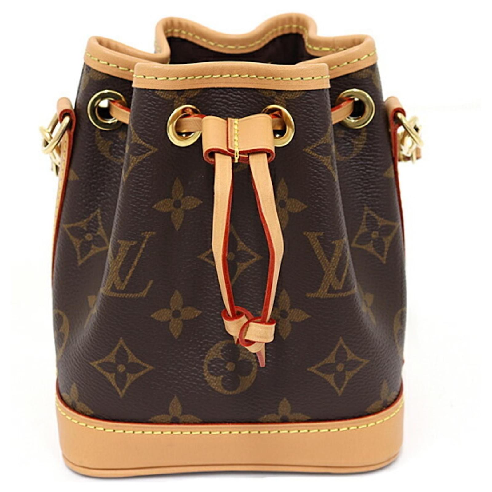 【Louis Vuitton】2Way Nano Noe Bag・中古 Louis Vuitton Nano Noe 2WAY Shoulder Bag Brown Monogram