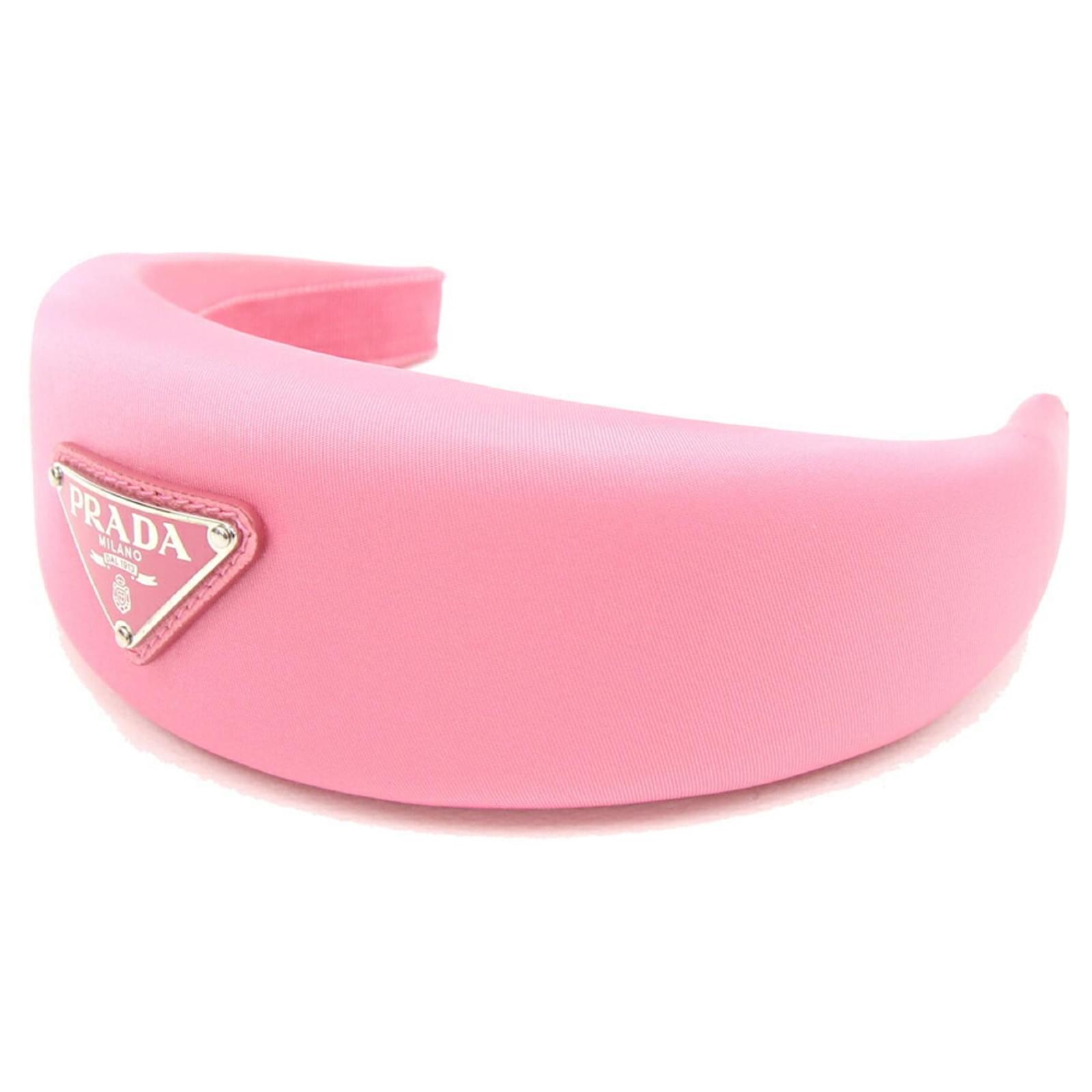 Hair Accessories Prada Alice Band Prada Pink Nylon Alice Band Joli Closet - Main Image