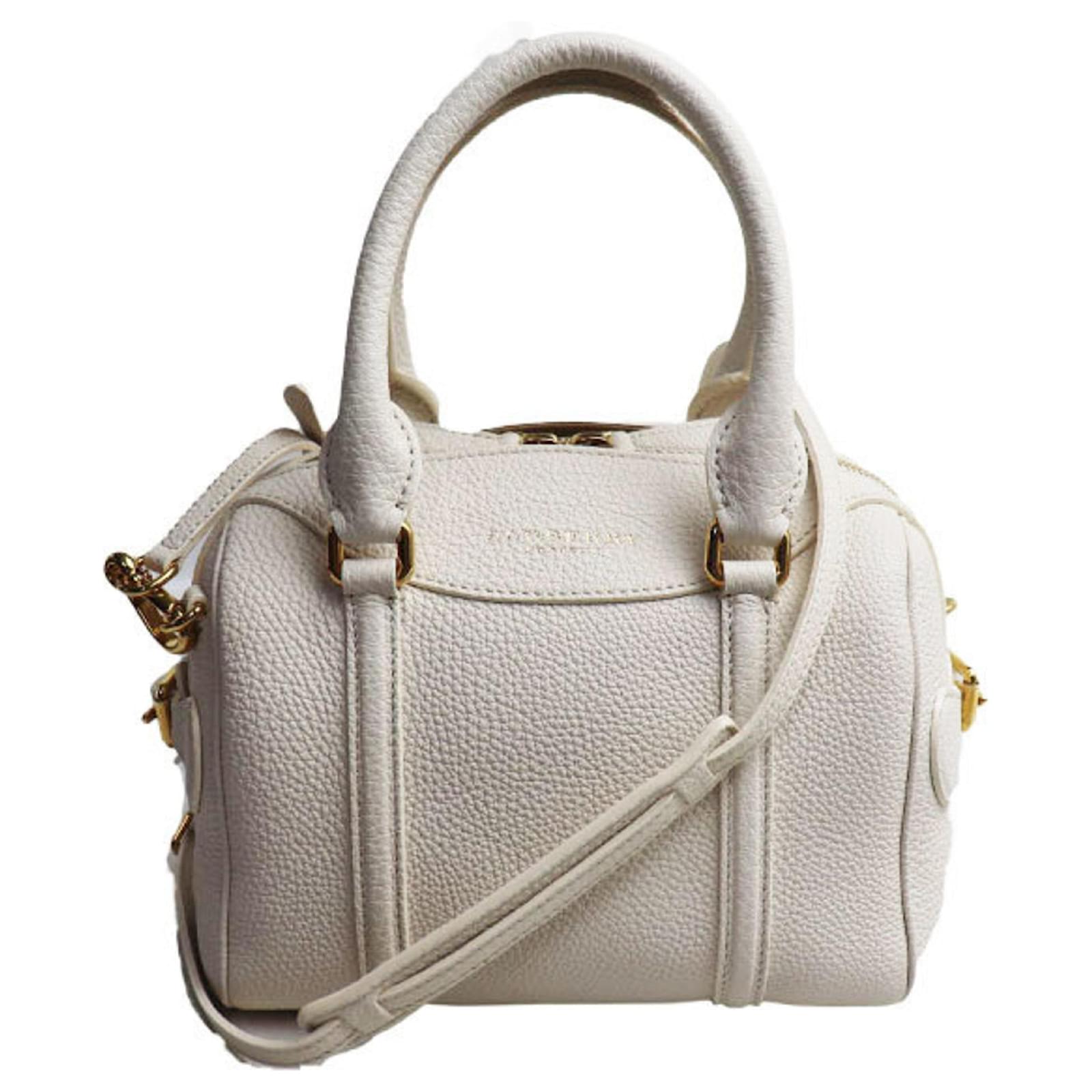 Burberry Prorsum Boston Tasche in Kreide Leder ref.1512594 Joli Closet