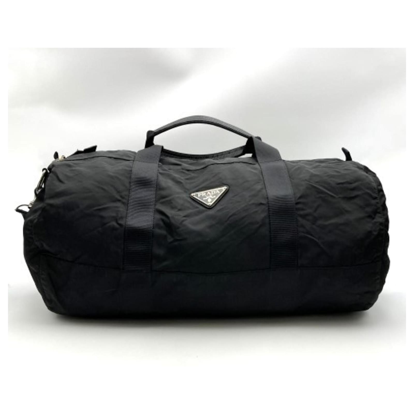 Prada Black Nylon Boston Bag ref.1514020 - Joli Closet