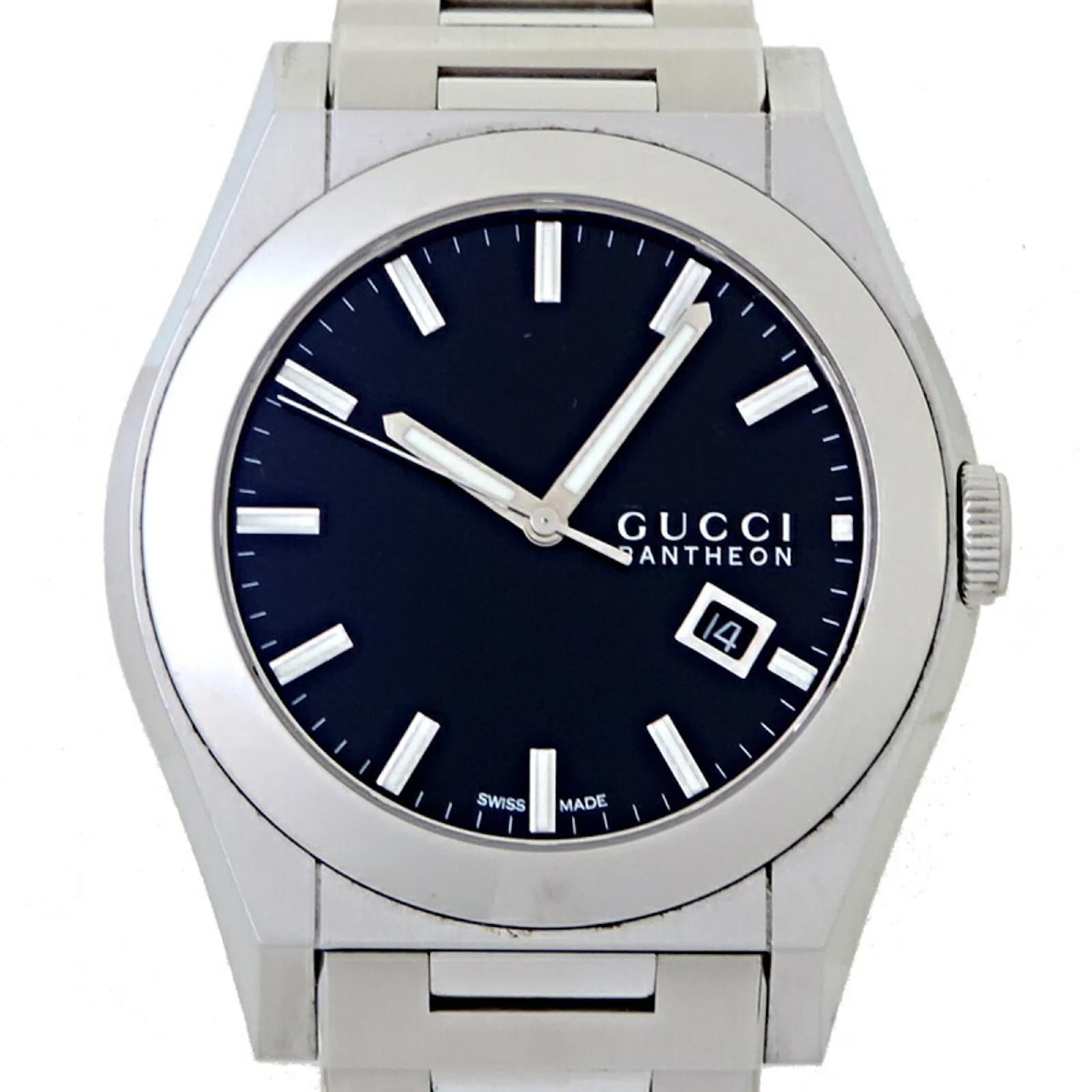 Gucci Pantheon Men s Watch YA115209 Black ref.1515574 Joli Closet