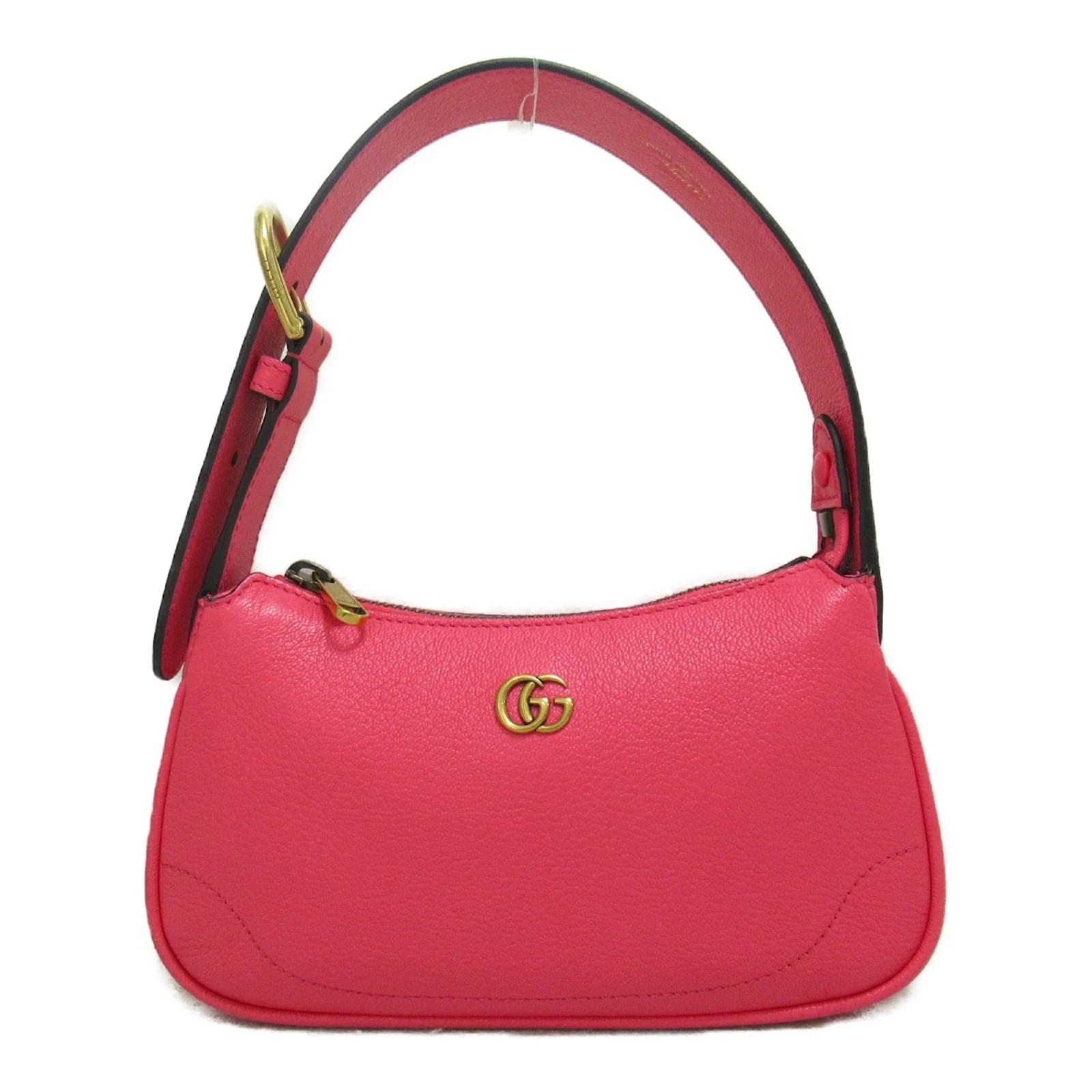 GUCCI Mini Shoulder Bag in Pink Leather ref.JC1516426 (Sold