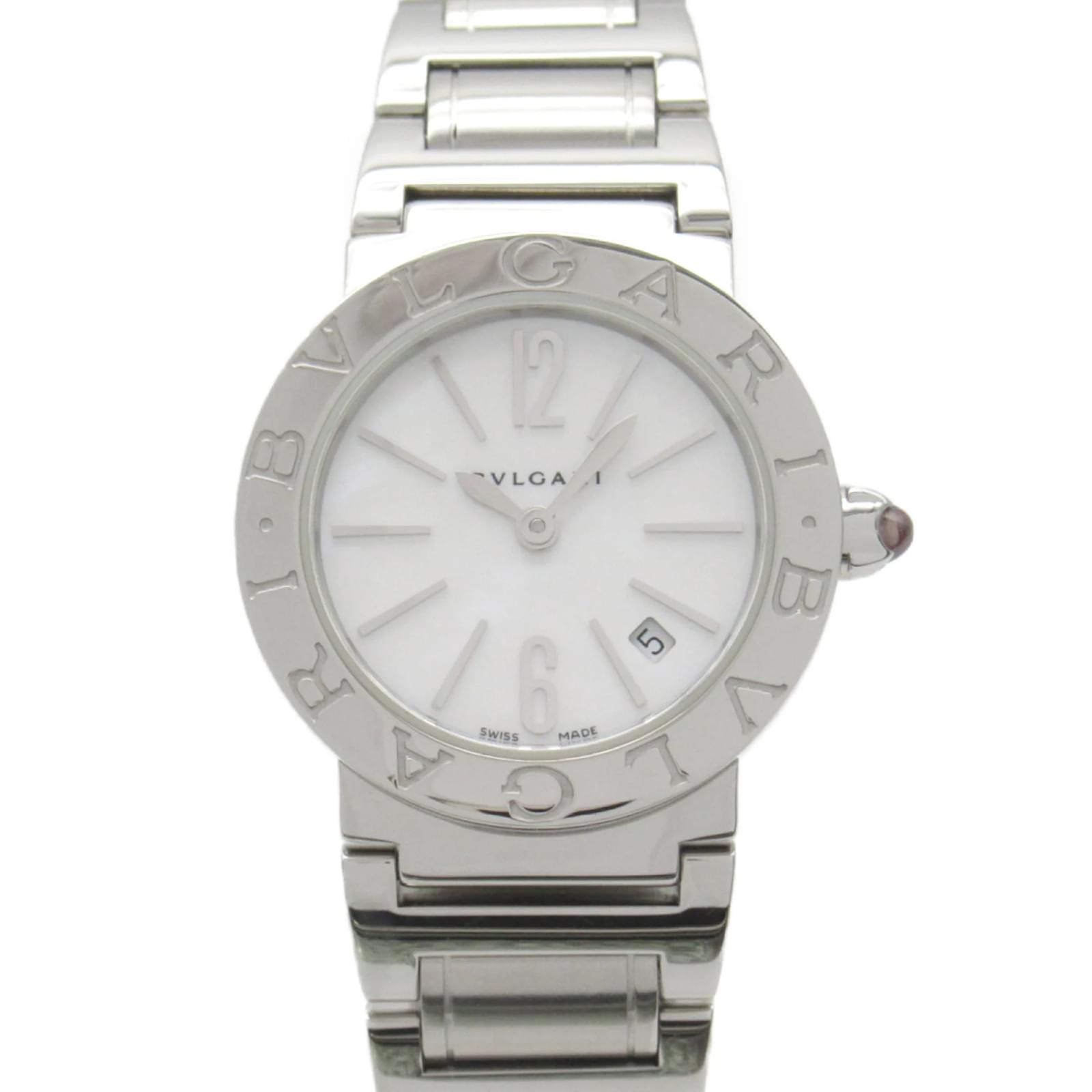 Bulgari Orologio da polso al quarzo Bvlgari BBL26S Bianco Acciaio ref.1516431 Joli Closet