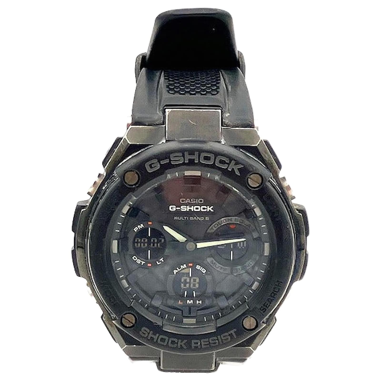 Autre Marque Casio G SHOCK GST W100G Solar Watch Black Metal ref.1518260 Joli Closet