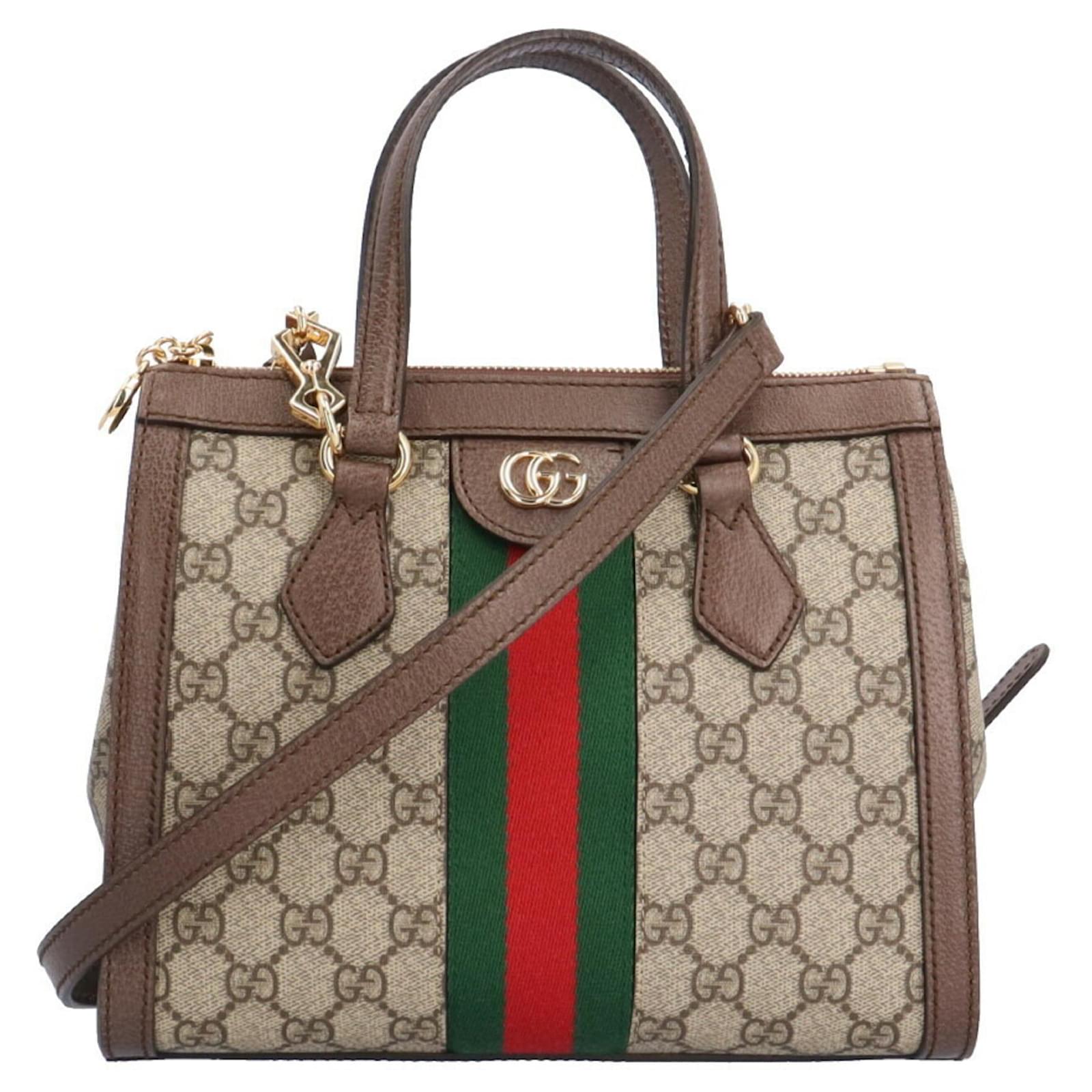 Gucci GG Small Tote Bag Ophidia Beige Cloth ref.1518943 Joli Closet