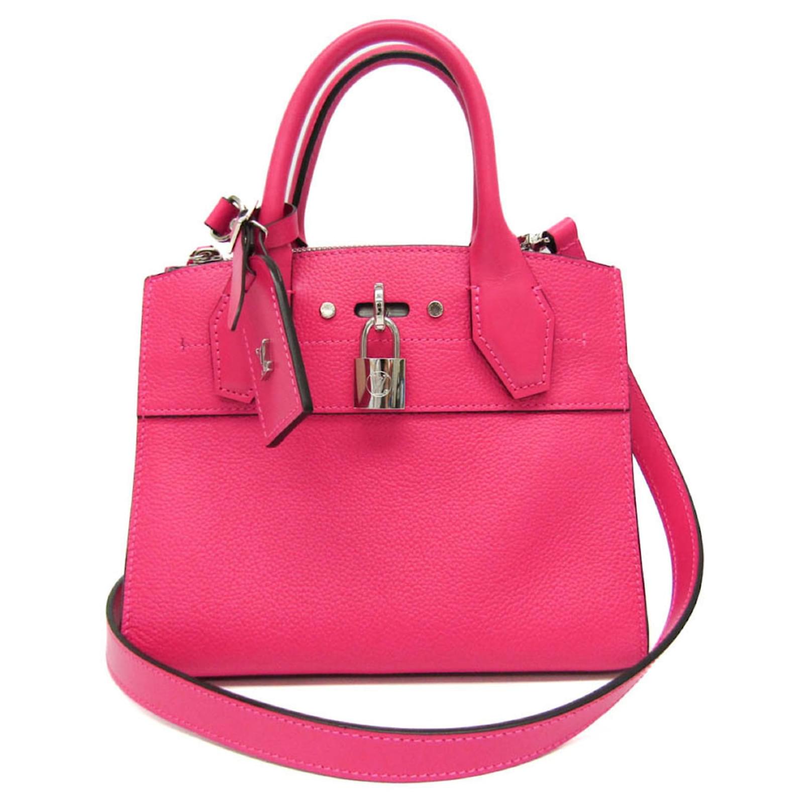Louis Vuitton City Steamer MINI Handbag Pink Leather
