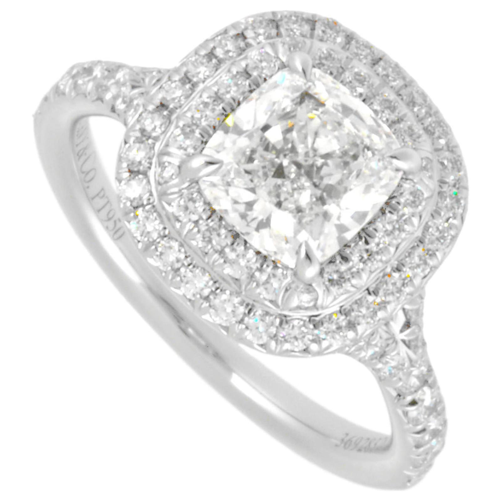 Tiffany and co halo ring discount