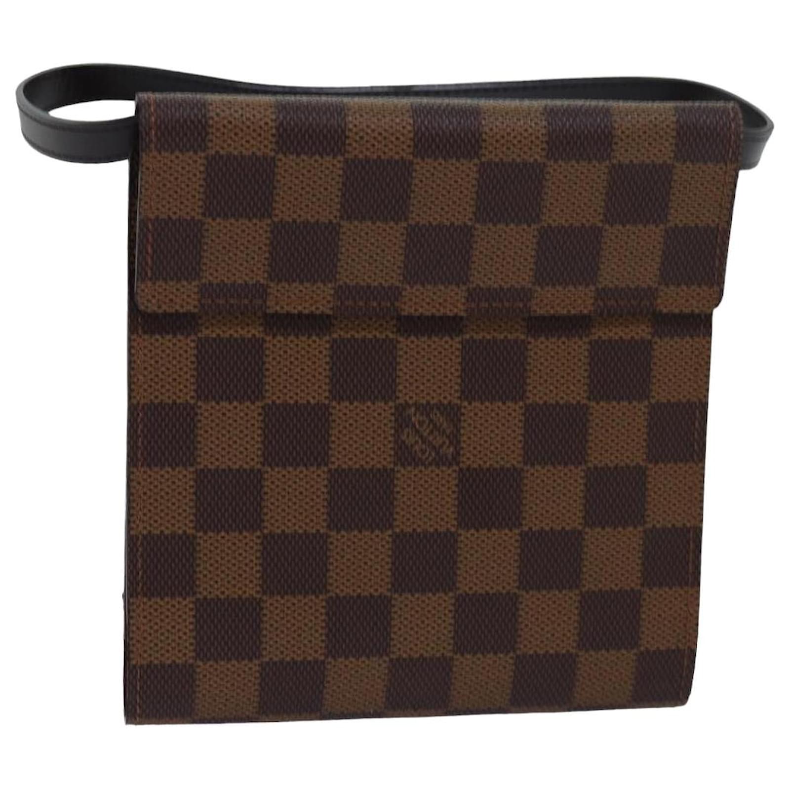 LOUIS VUITTON Damier Ebene CD Holder Pouch N62935 LV Auth 81021 ref.1520247  - Joli Closet