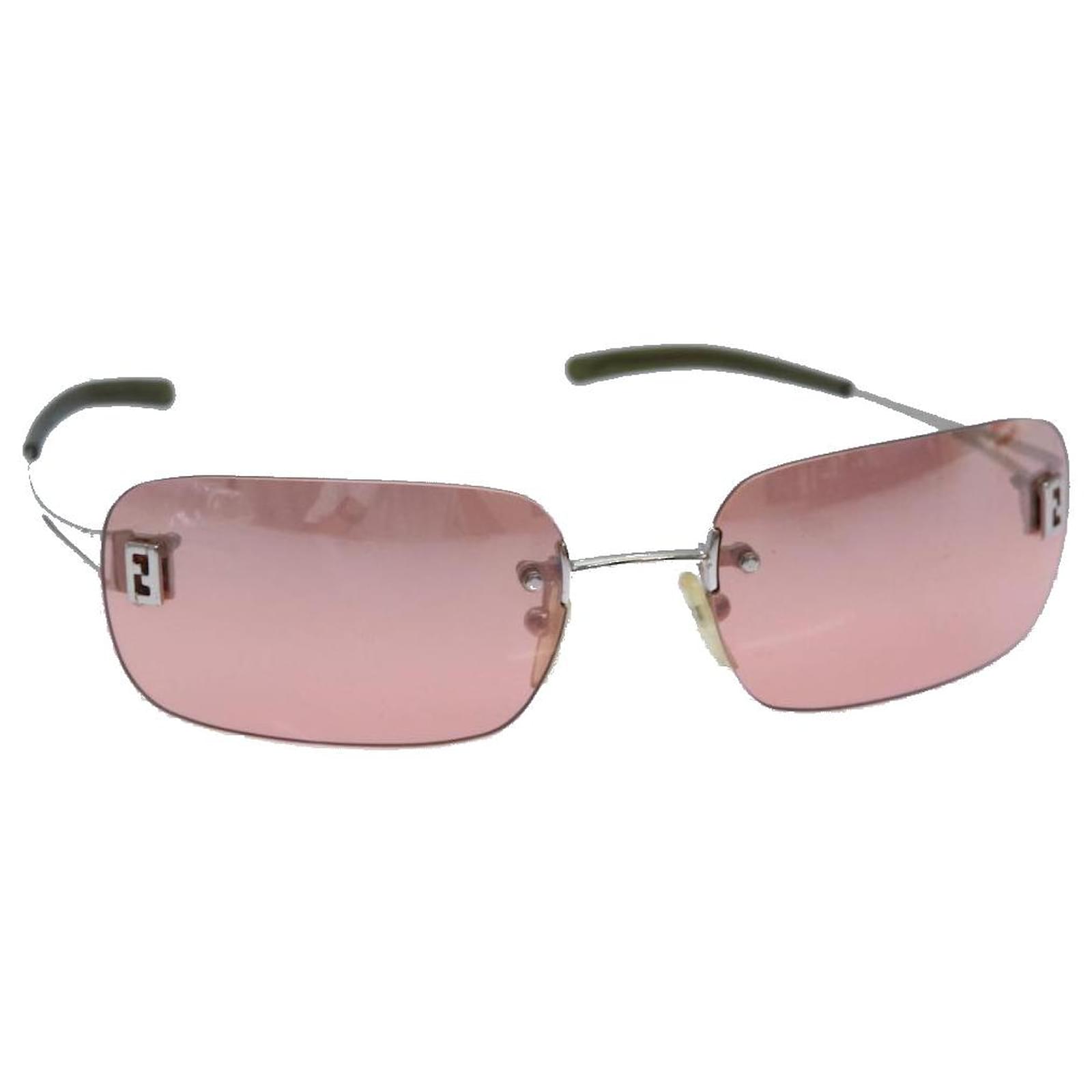 Occhiali da sole FENDI Rosa Auth 82179 Plastica ref.1520274 Joli Closet