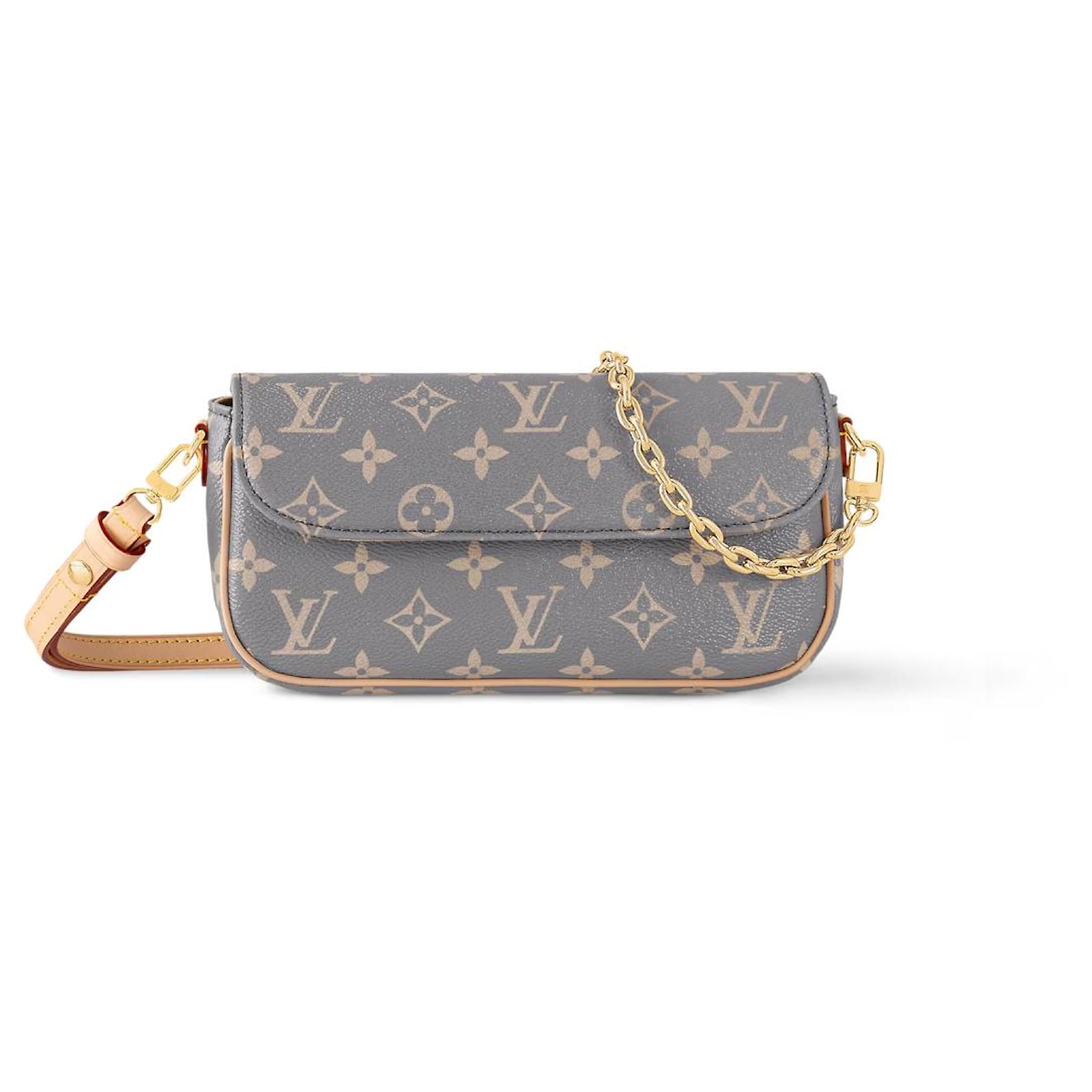Louis Vuitton LV Wallet on Chain Ivy Grey Cloth ref.1522579 - Joli