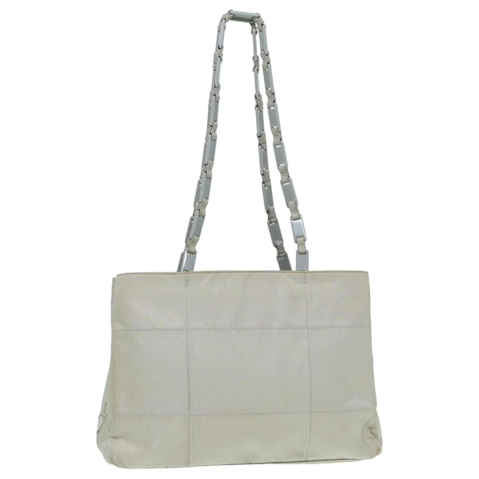 バッグ PRADA nylon shoulder bag grey PRADA Shoulder Bag Nylon Gray Auth ti1817 Brown ref.1522803
