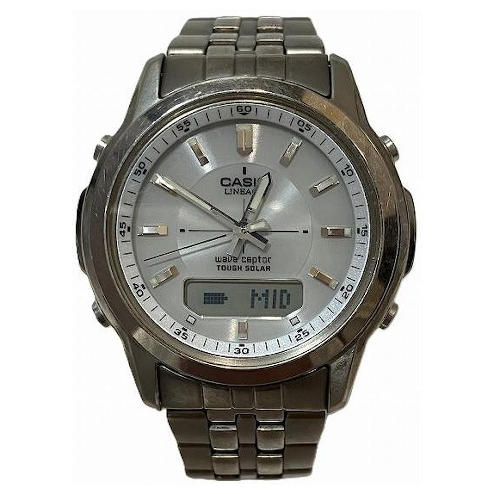 Autre Marque Casio Lineage LCW 100T Solar Titanium Watch in Fair Condition ref.1526984 Joli Closet