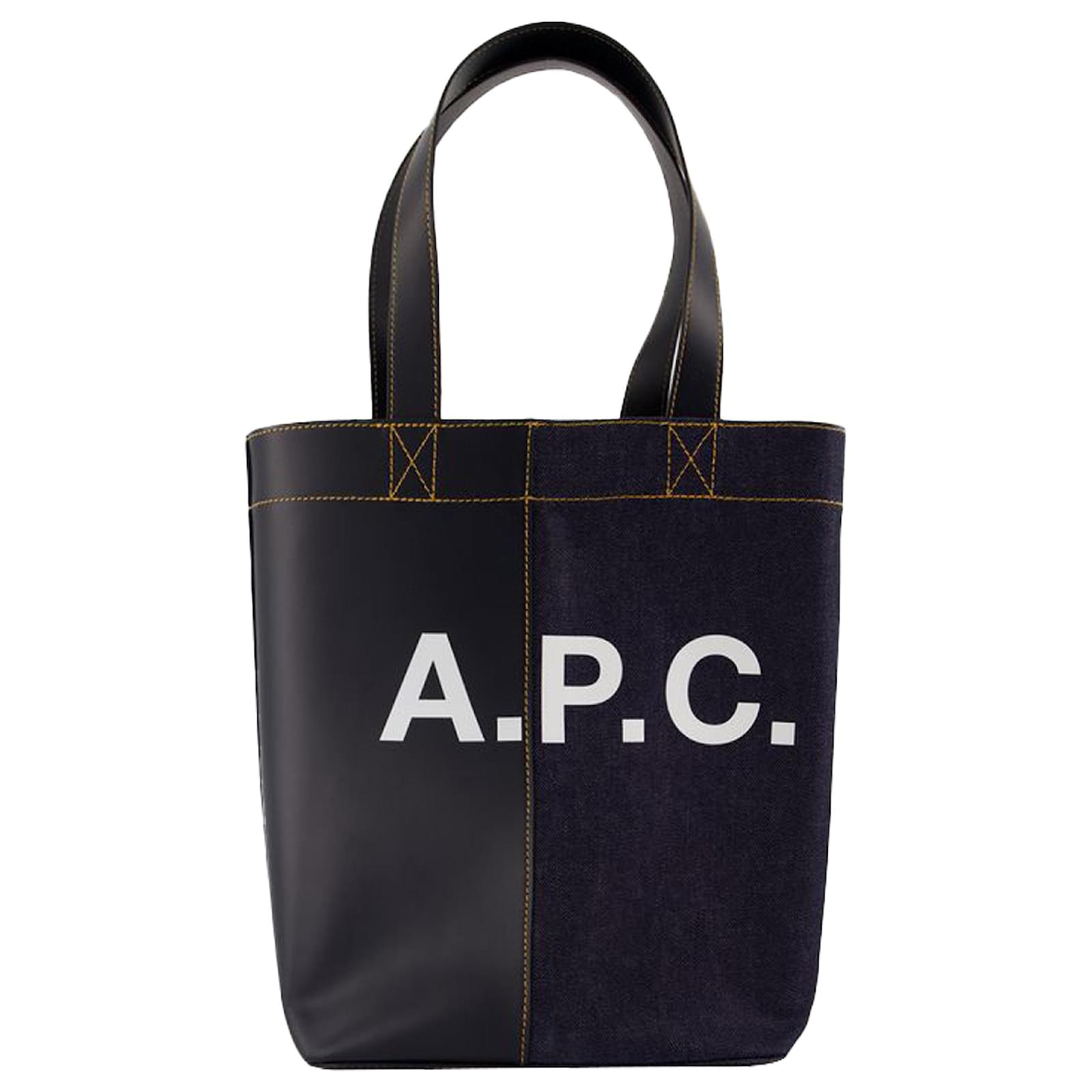 Apc Axel Tote Bag - A.P.C. - Cotton - Navy Blue ref.1528930
