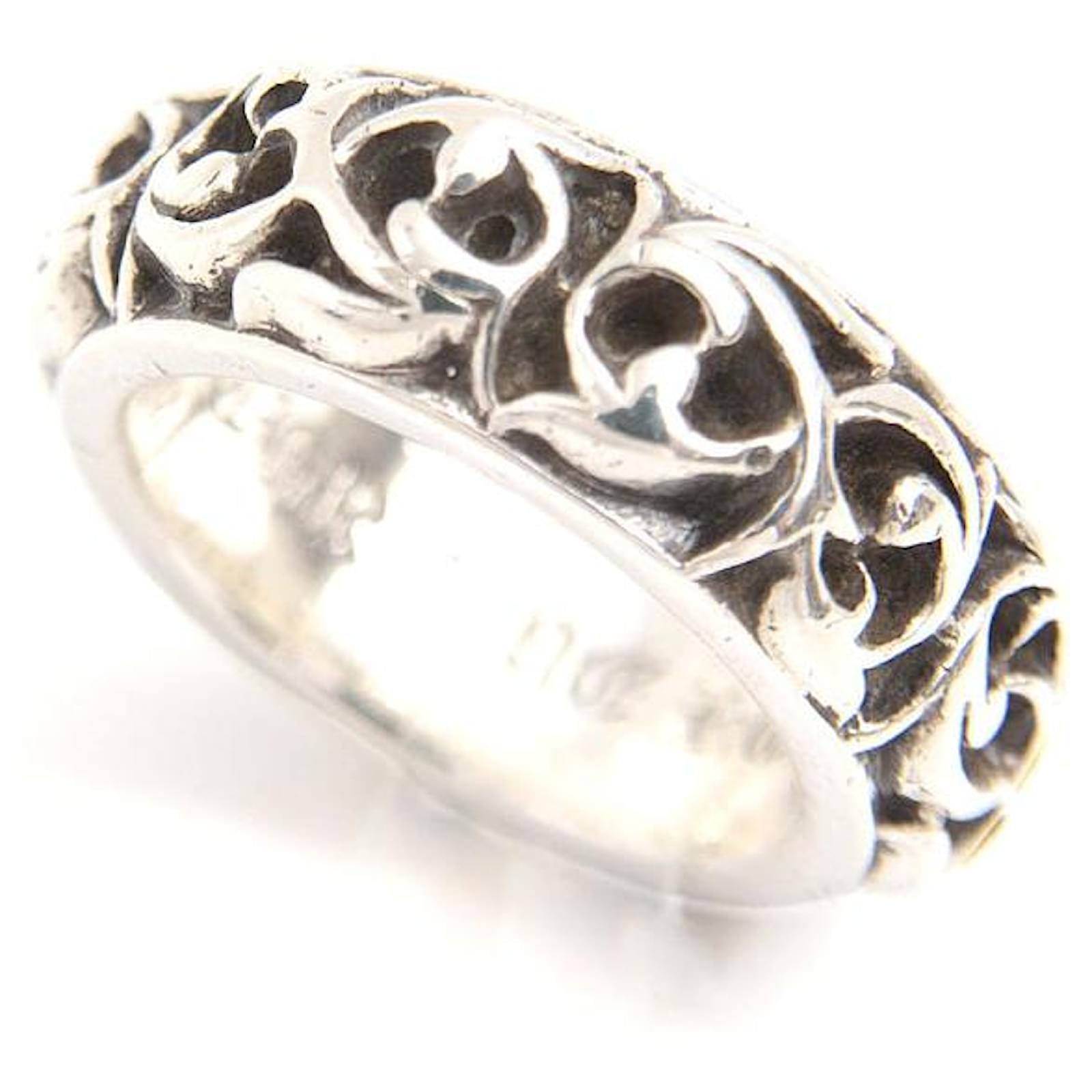Autre Marque CHROME HEARTS SV925 Eternity Vine Band Ring 9.5 ref 