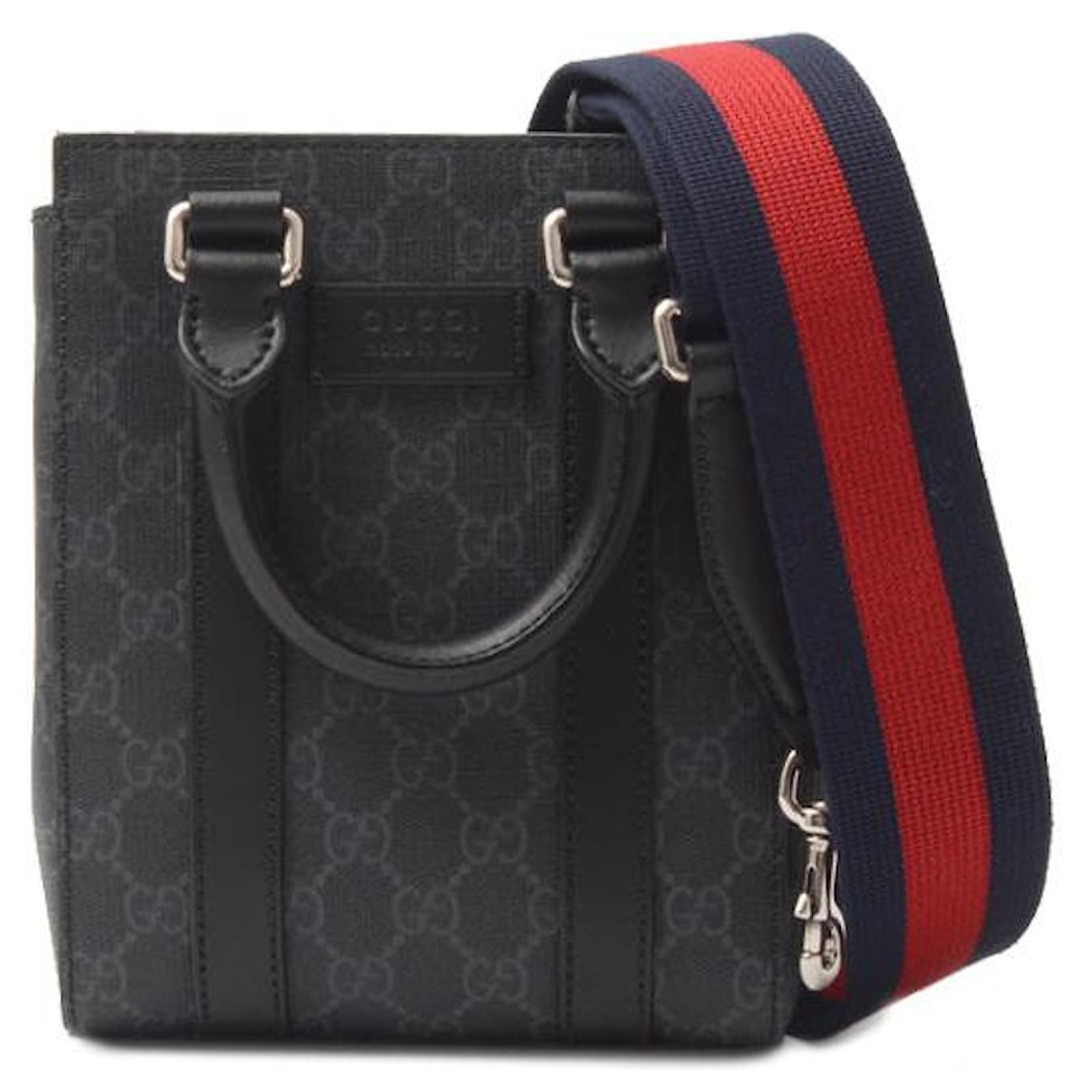 なんでも鑑定団よりも驚き！ 2way Supreme GG Gucci tote ref.1530829 Cloth Black bag バッグ