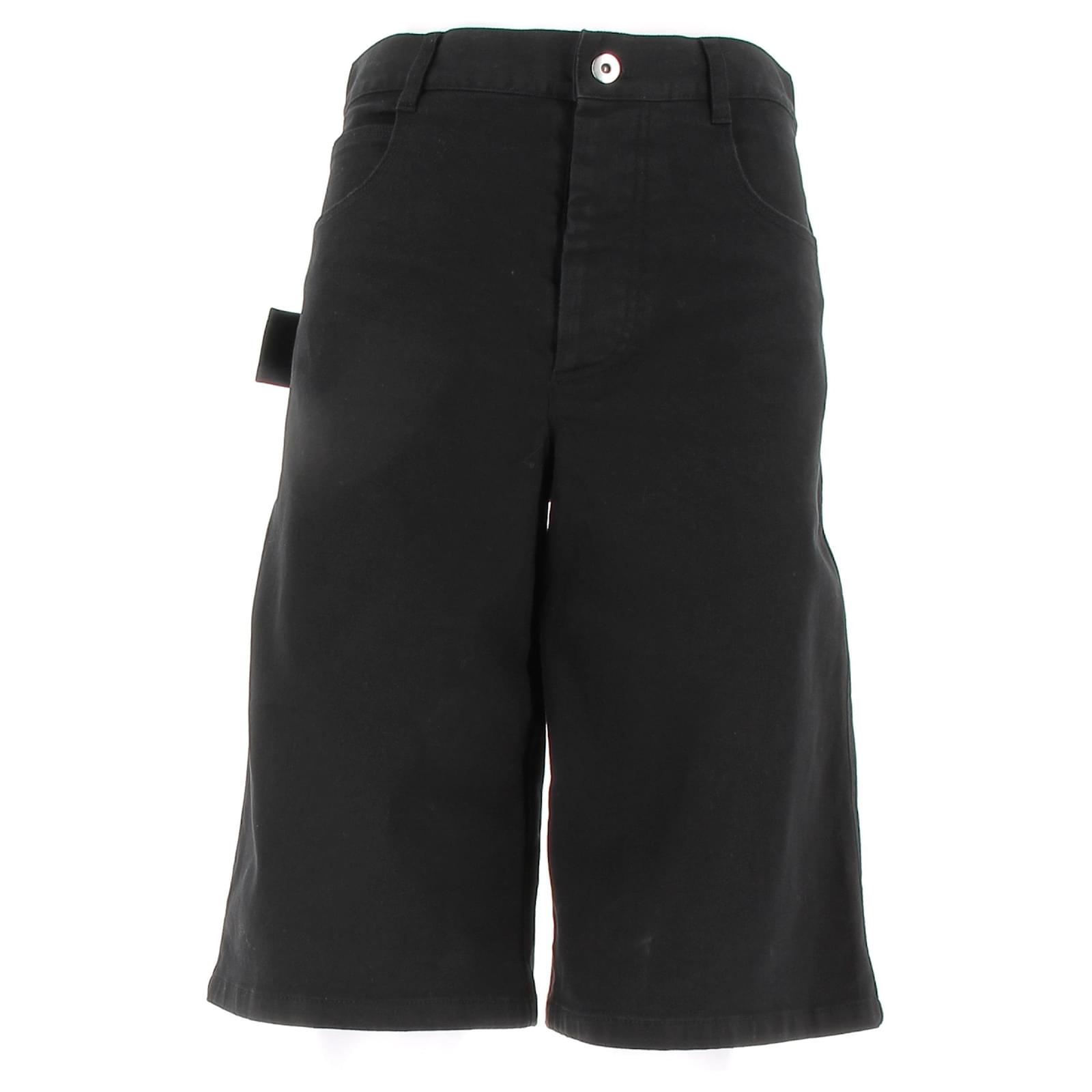 BOTTEGA VENETA Shorts T.FR 38 Cotton Black ref.1532795 - Joli Closet