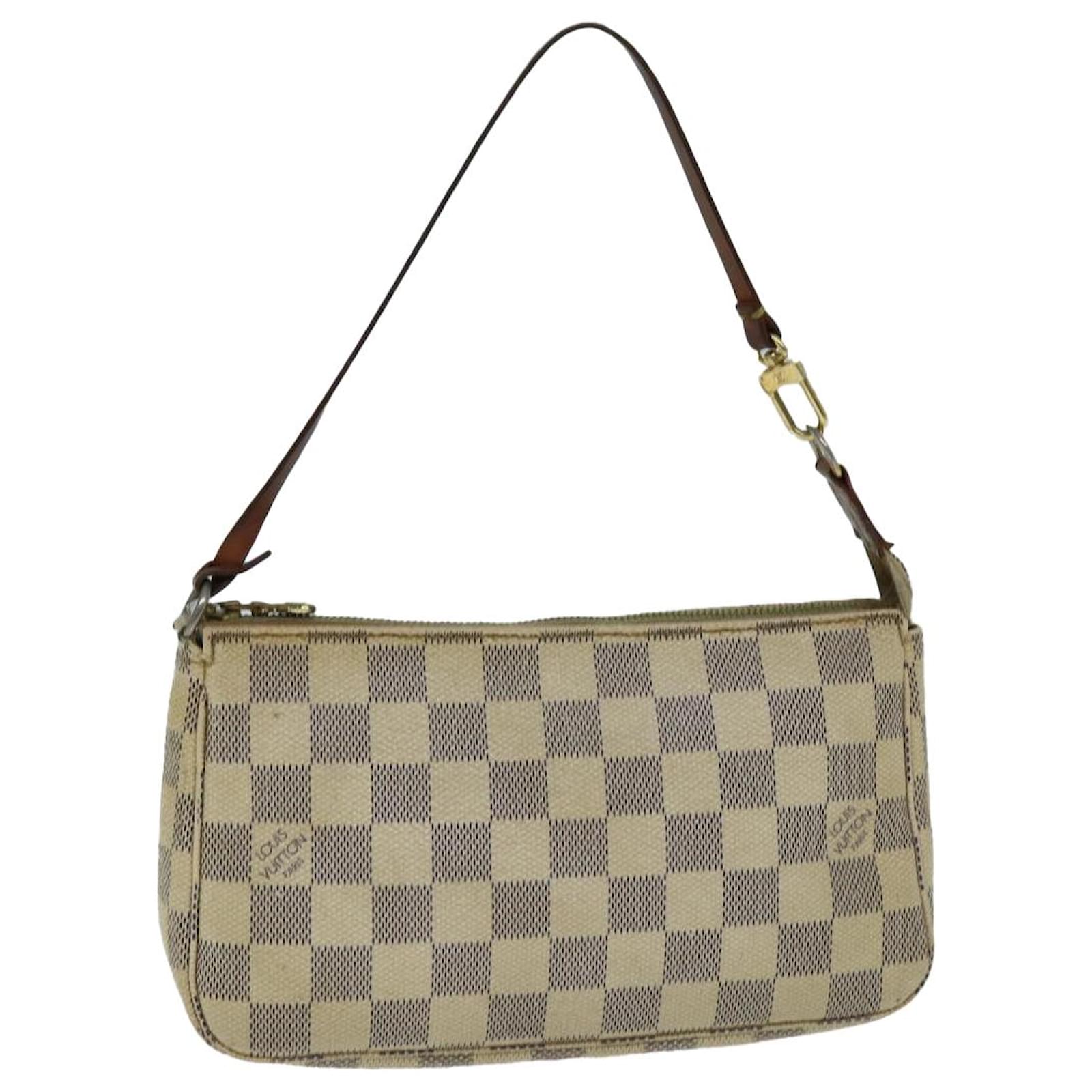 LOUIS VUITTON Pochette Accessoires Damier Azur N51986 Auth LV 81474 ref.1533030 Joli Closet